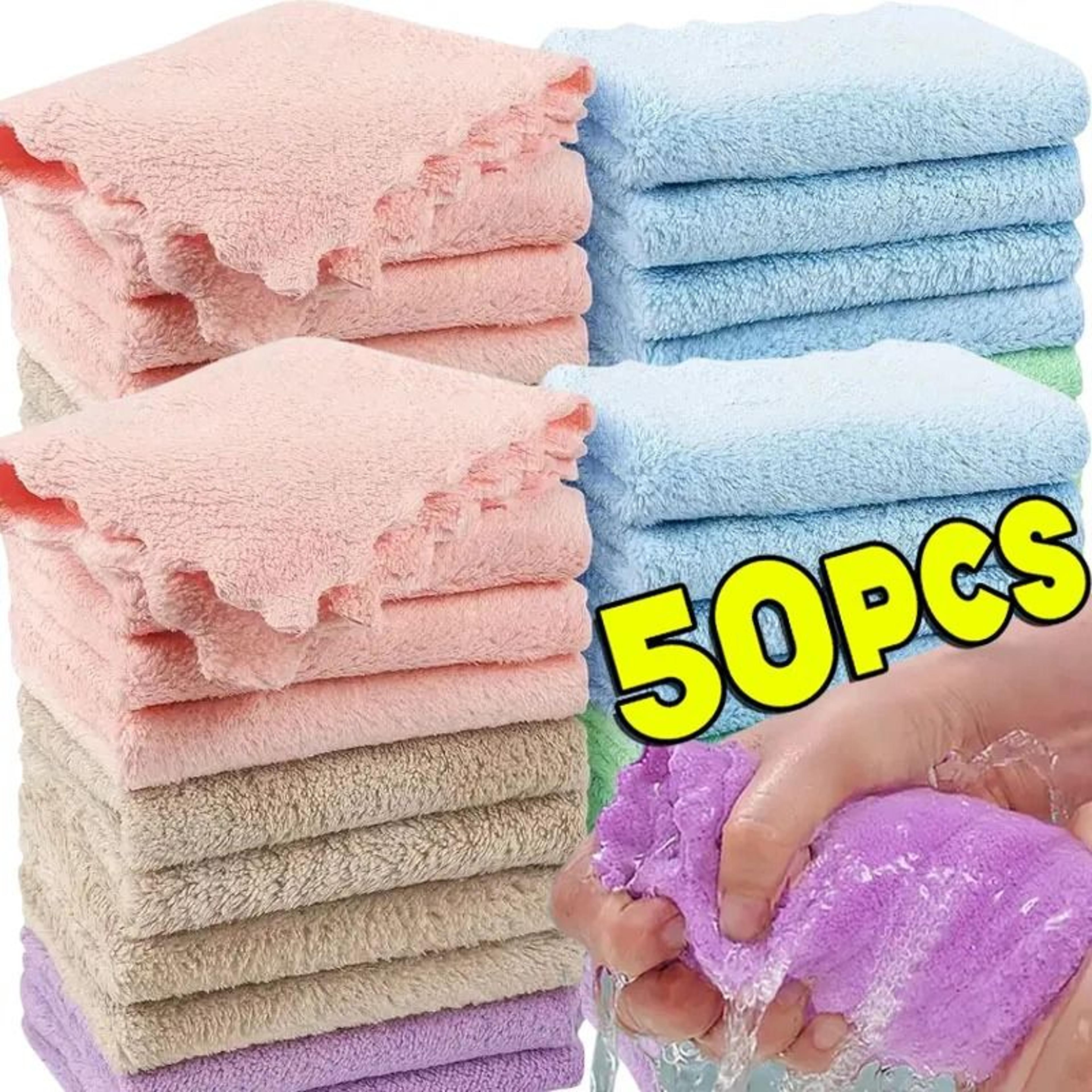 soft coral fleece kids hand towels small face towels