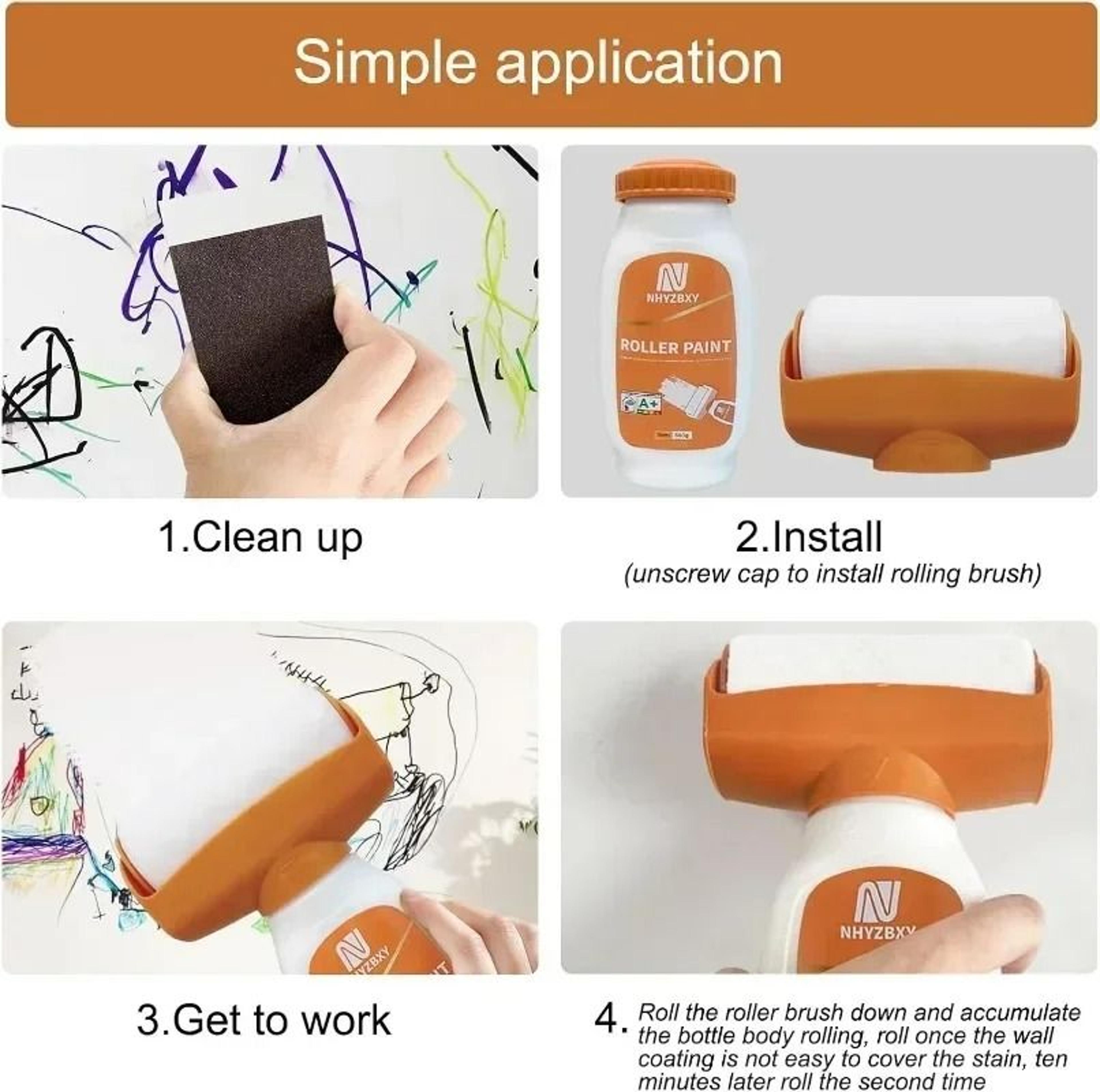 Water Based Wall Repair Paint Roller Kit For Interior Walls 1