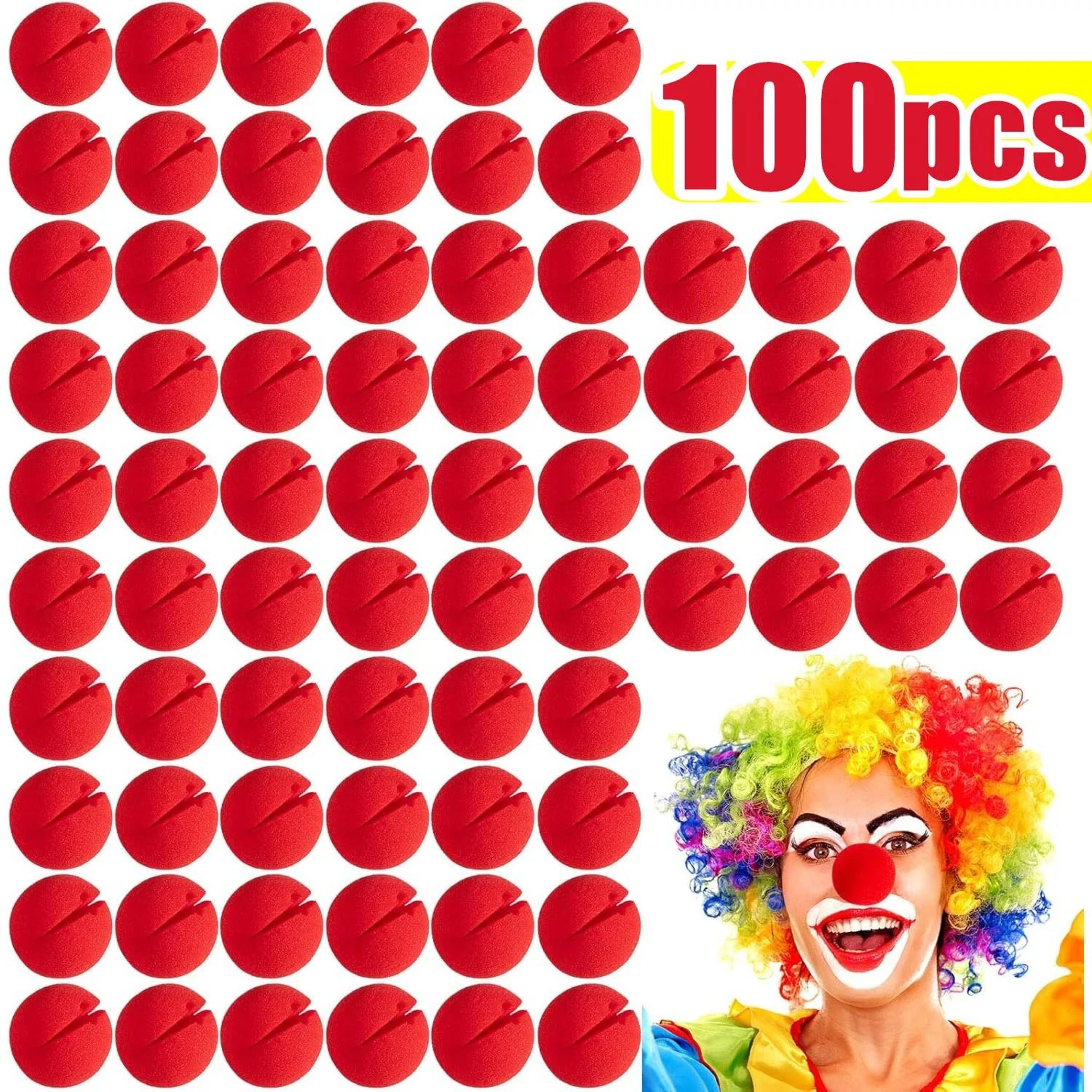 Red Foam Clown Nose Balls For Costumes And Parties 12
