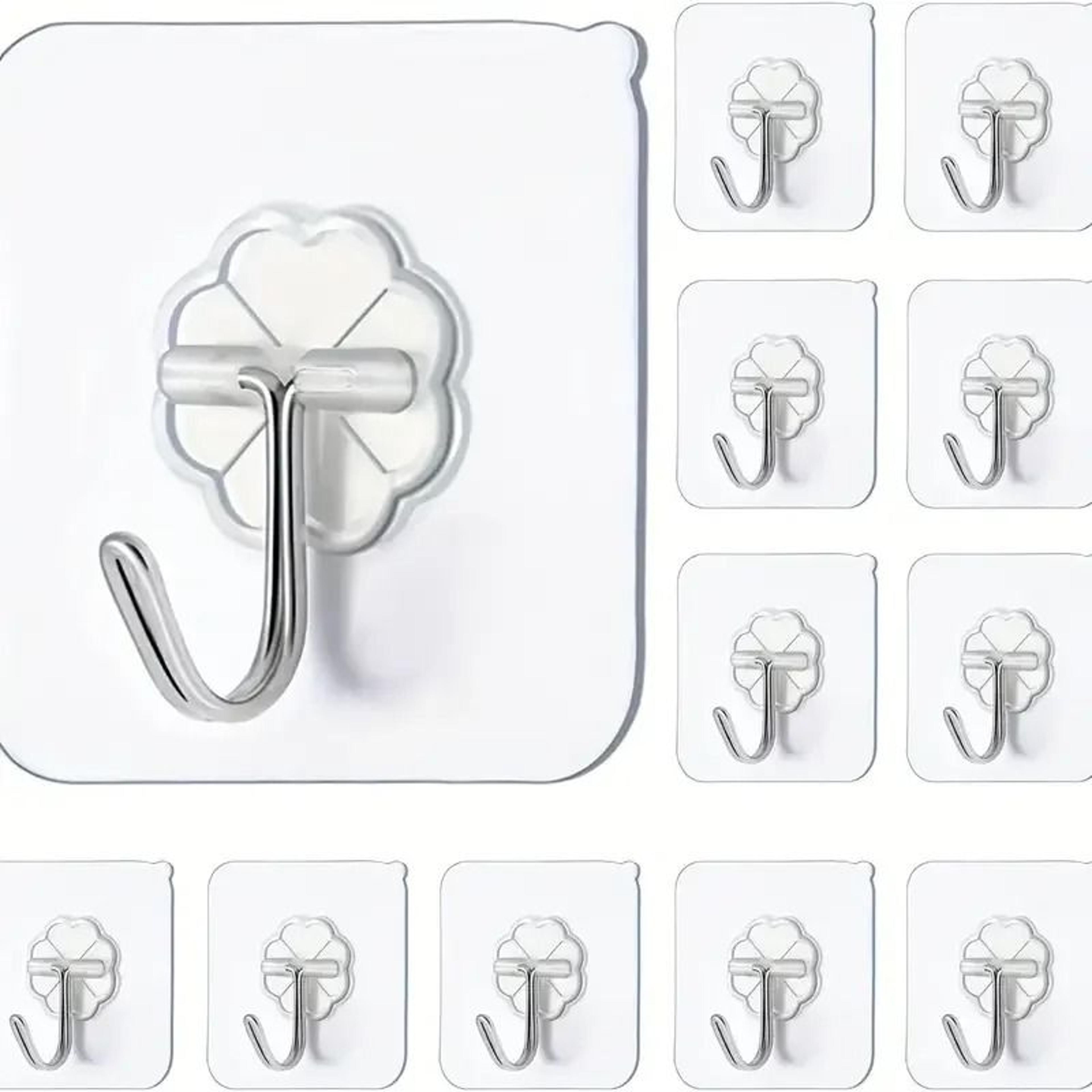 Transparent Self Adhesive Wall Hooks Heavy Duty Multipurpose Hooks 1