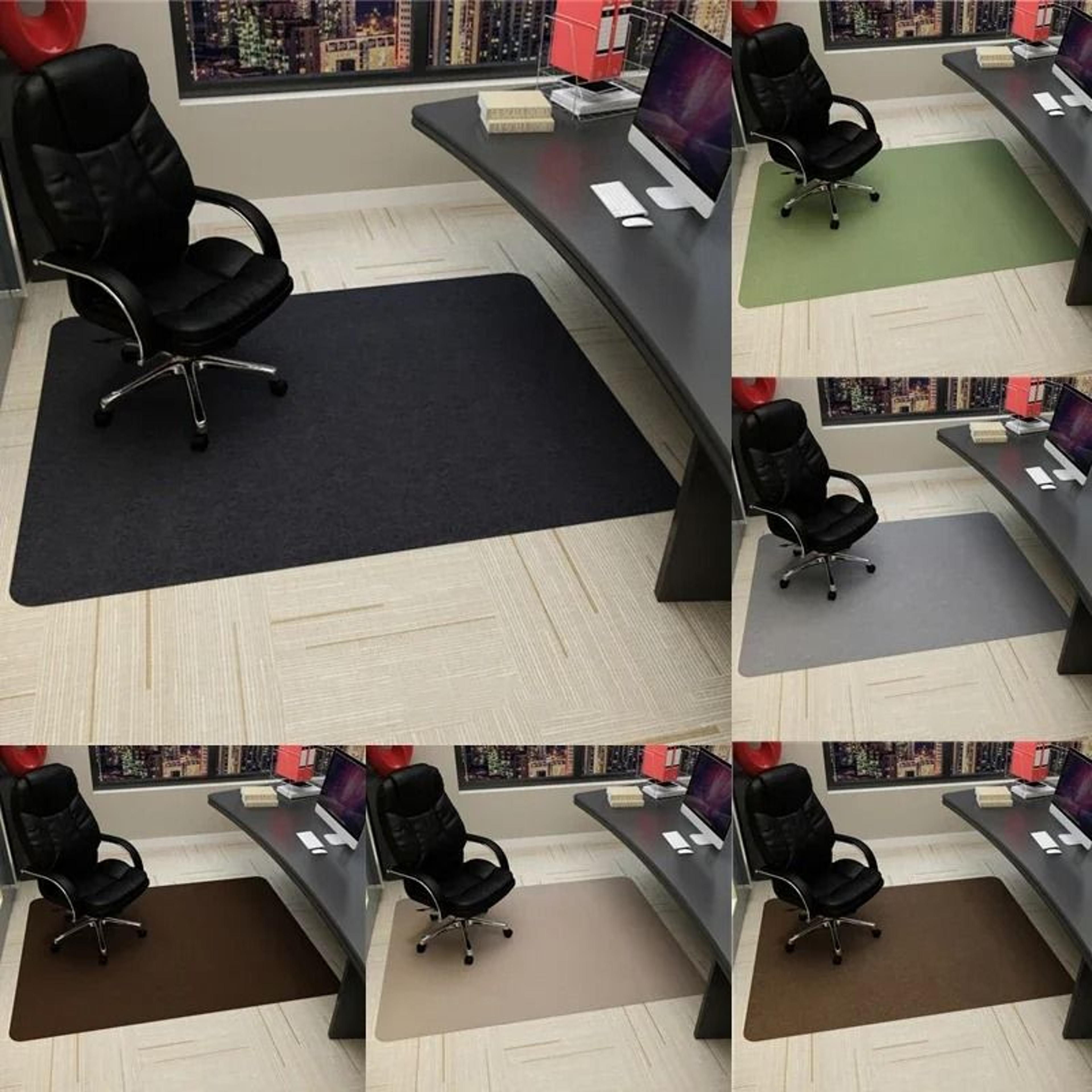 rolling office chair floor protection mat