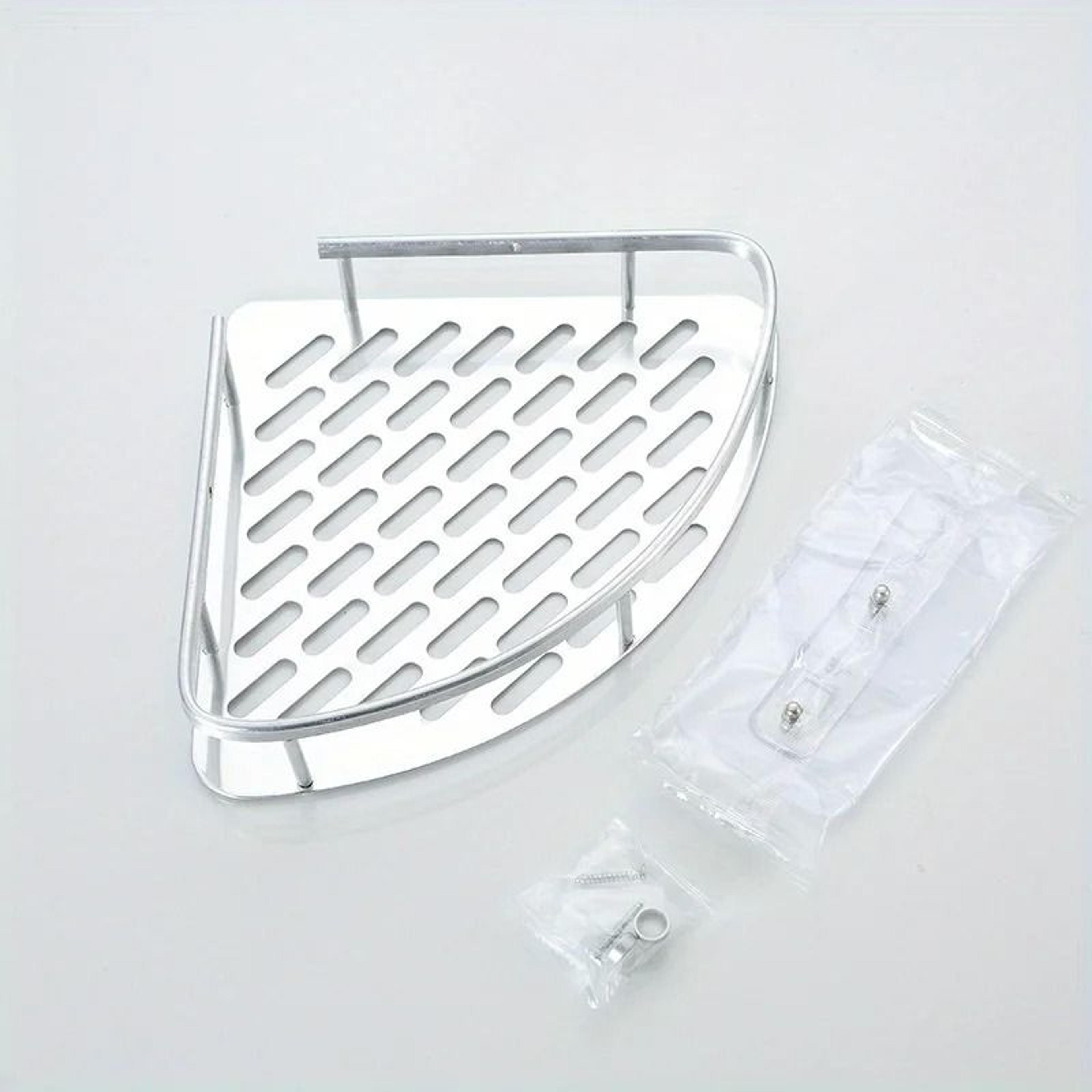 Metal Tension Mounted Corner Shower Caddy 6