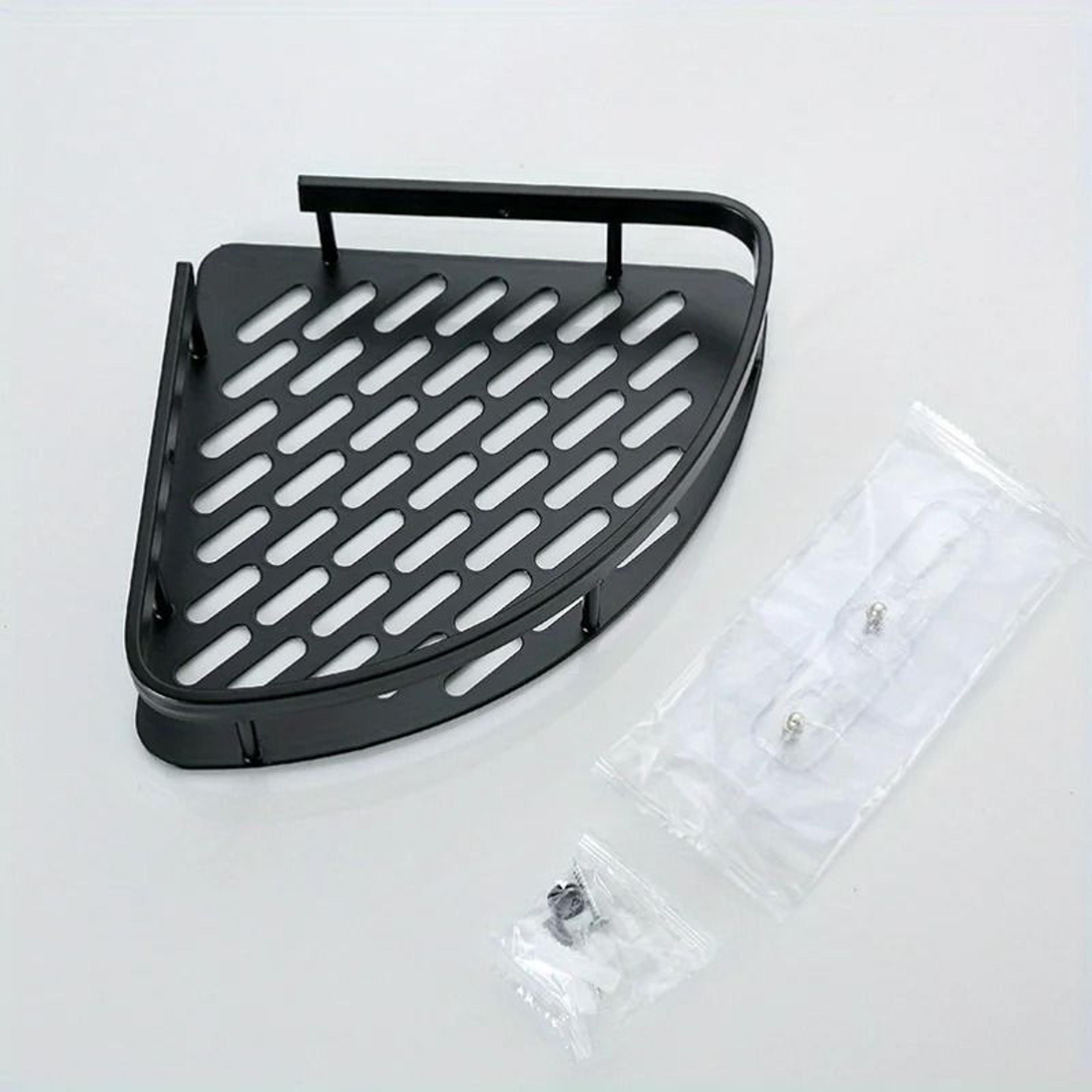 Metal Tension Mounted Corner Shower Caddy 7
