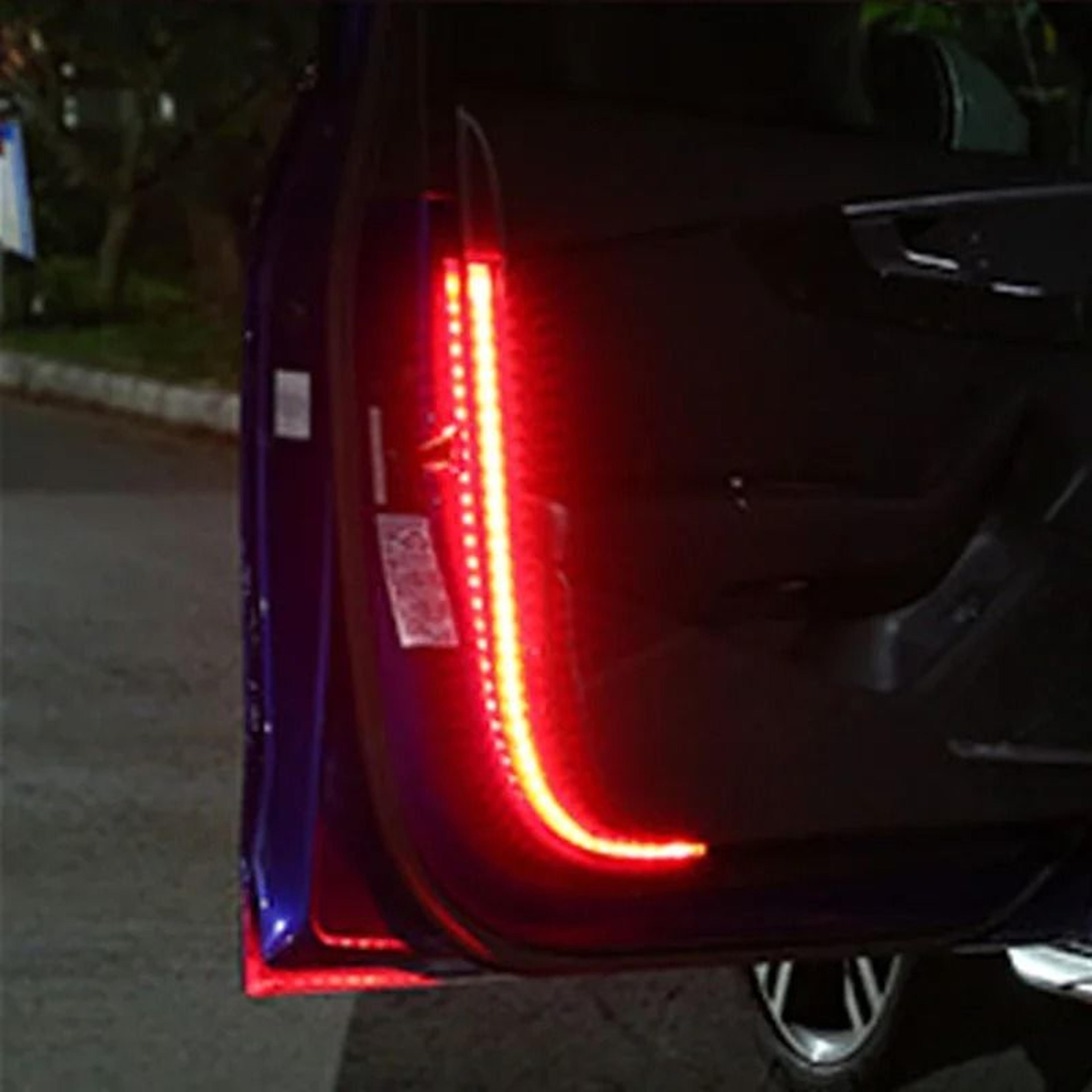 Universal LED Car Door Warning Light Strip 2362 In Anti Collision Safety Light 8