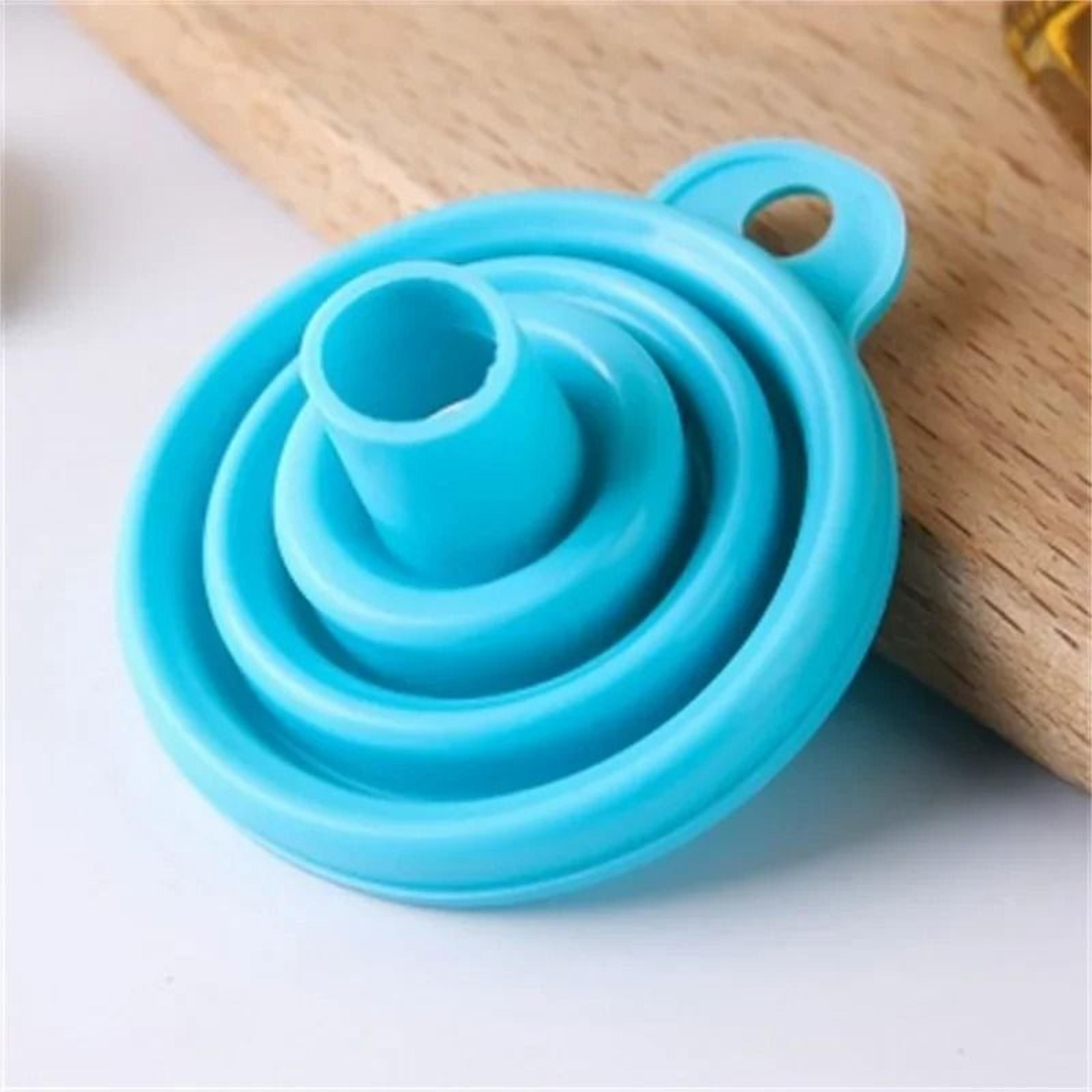Collapsible Silicone Mini Funnel For Kitchen Cooking And Car Fluid Refilling 3