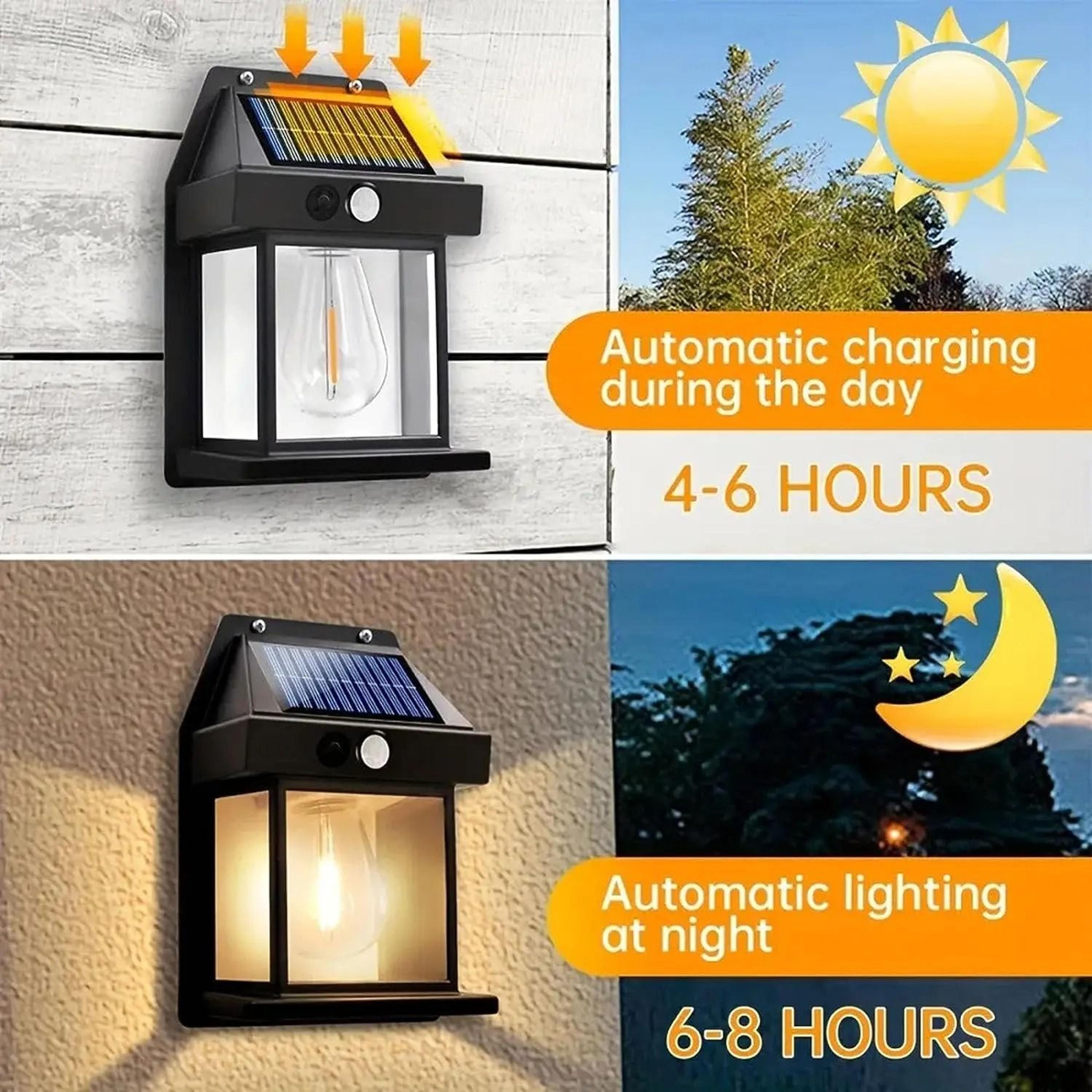 Solar LED Wall Light With Motion Sensor Waterproof Outdoor Security Lamp 3