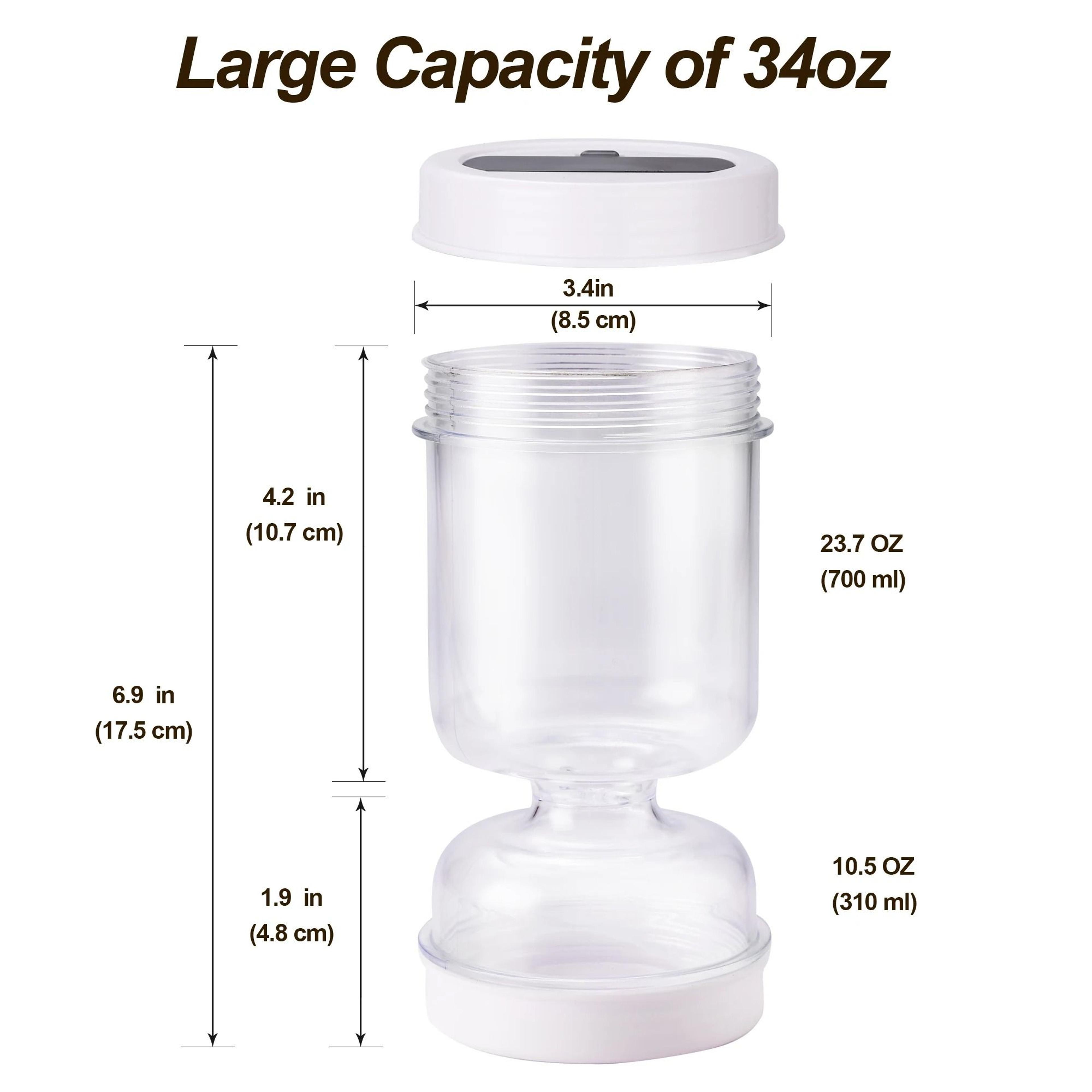 Flip Pickle Storage Jar With Strainer And Built In Fork Holder 5