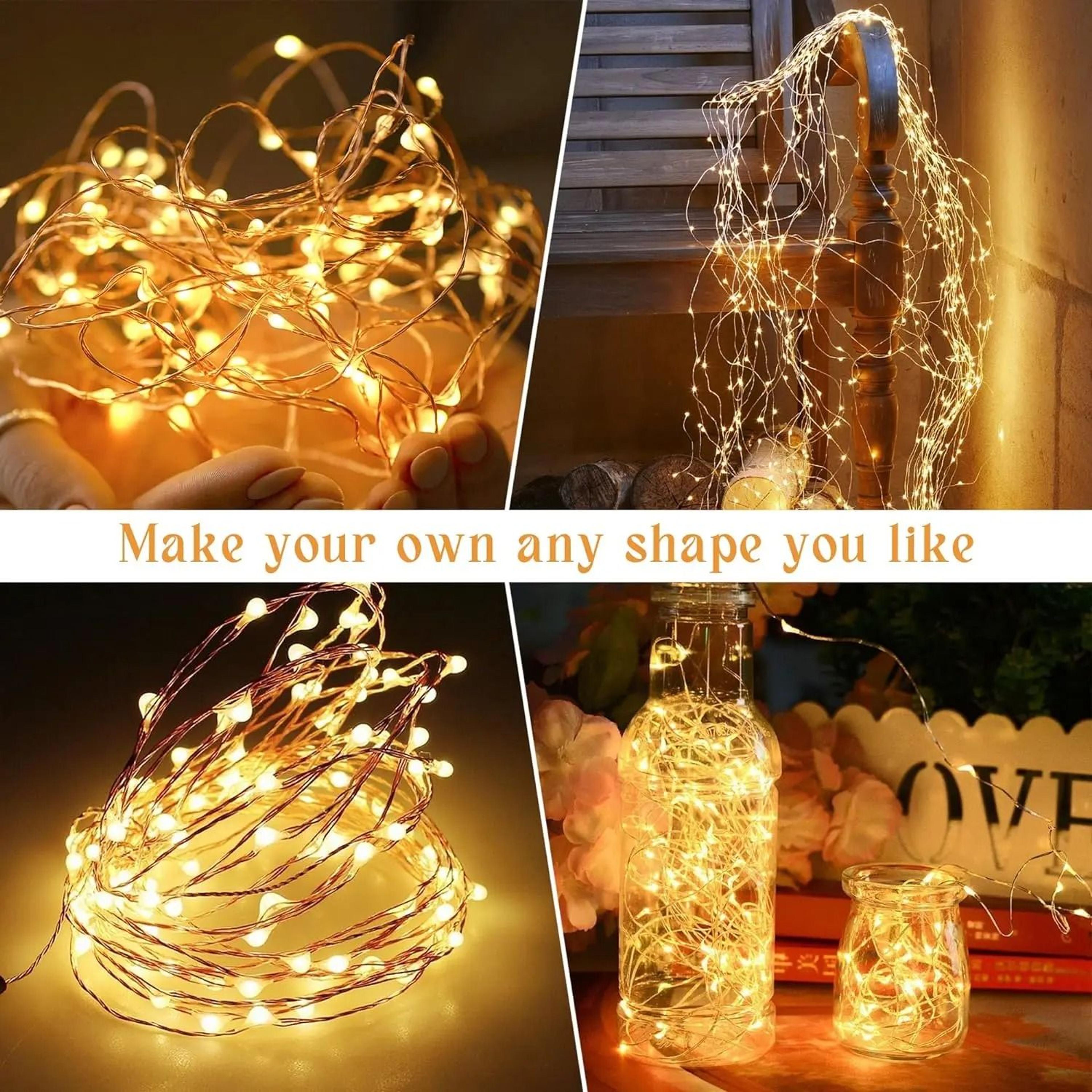 100 LED Solar Fairy String Lights Waterproof Copper Wire Outdoor Garden Decoration 0