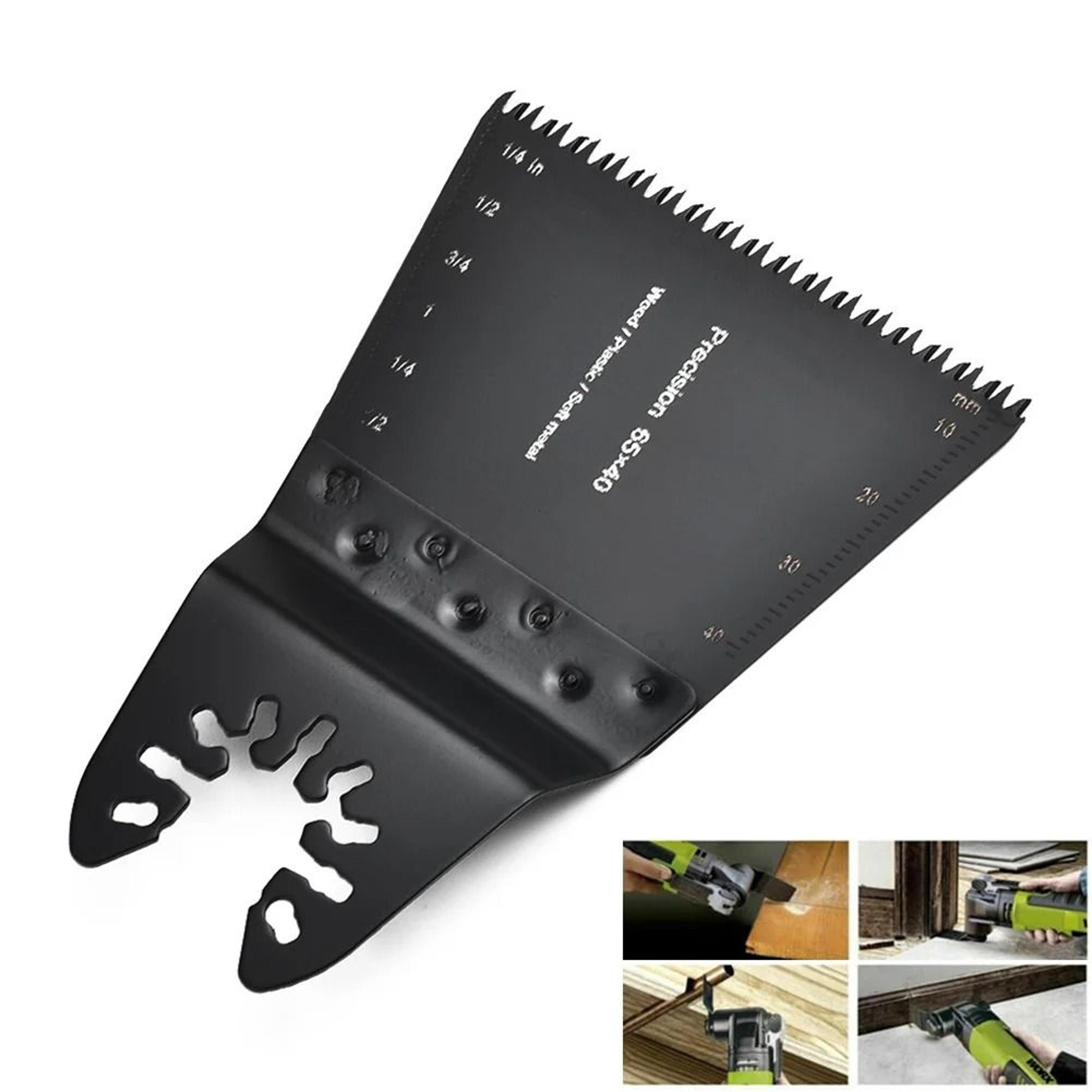 high carbon steel oscillating multi tool saw blade for wood, plastic & soft metal cutting