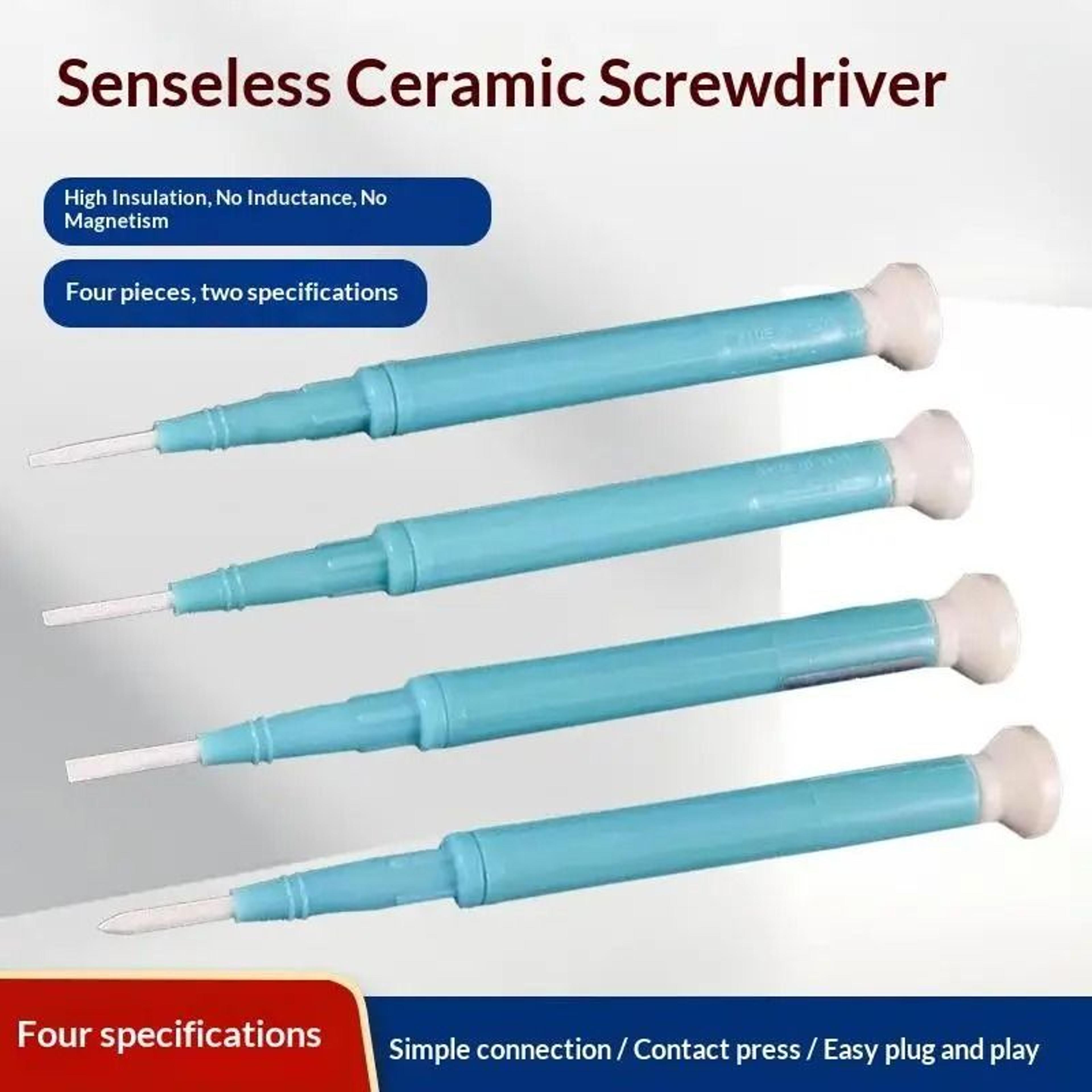 Ceramic Antistatic Screwdriver Set NonMagnetic Precision Flat  Phillips Repair Tool 1