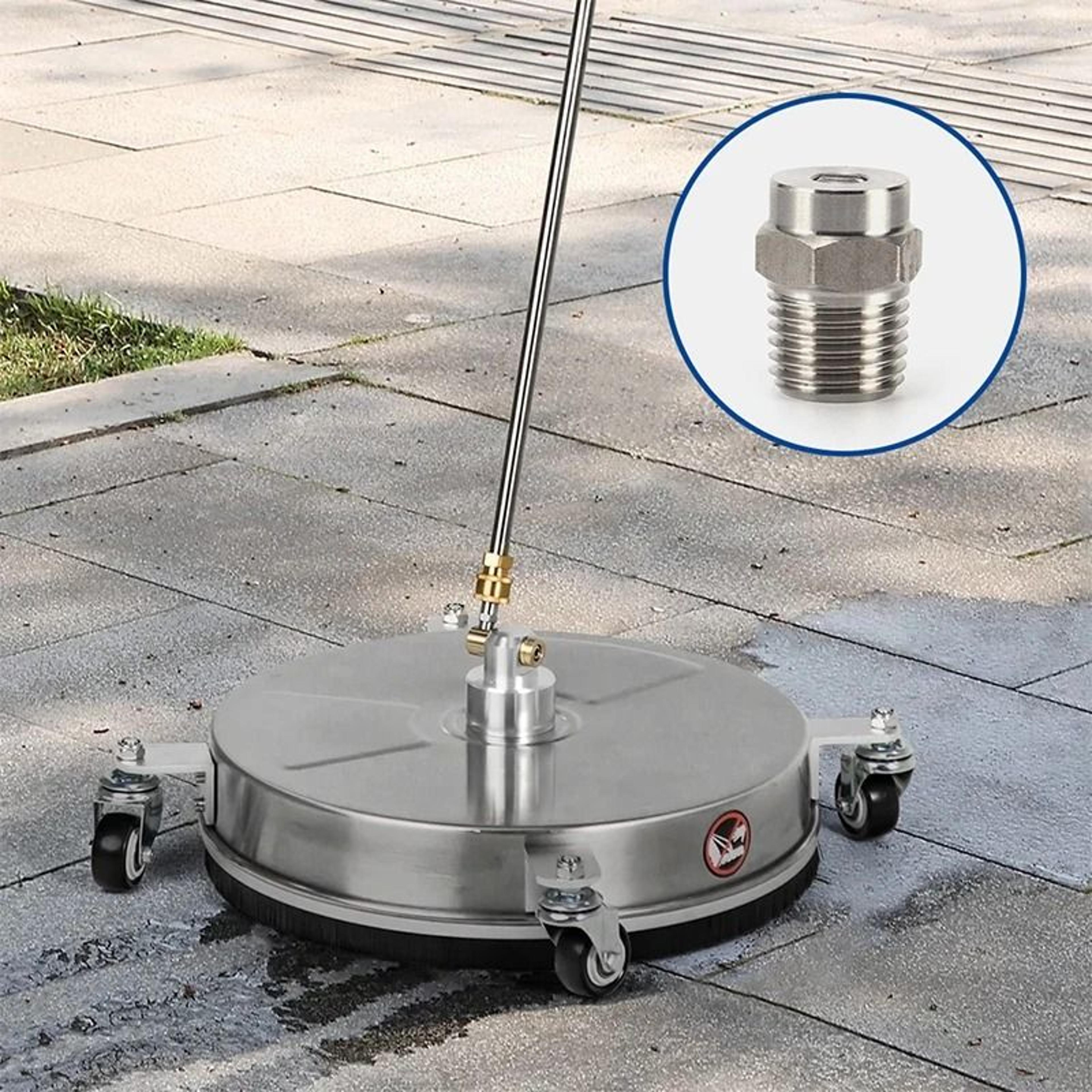 1 4 Inch High Pressure Washer Nozzle Set 0 15 25 40 Degree Stainless Steel Spray Tips Turbo Nozzle 0