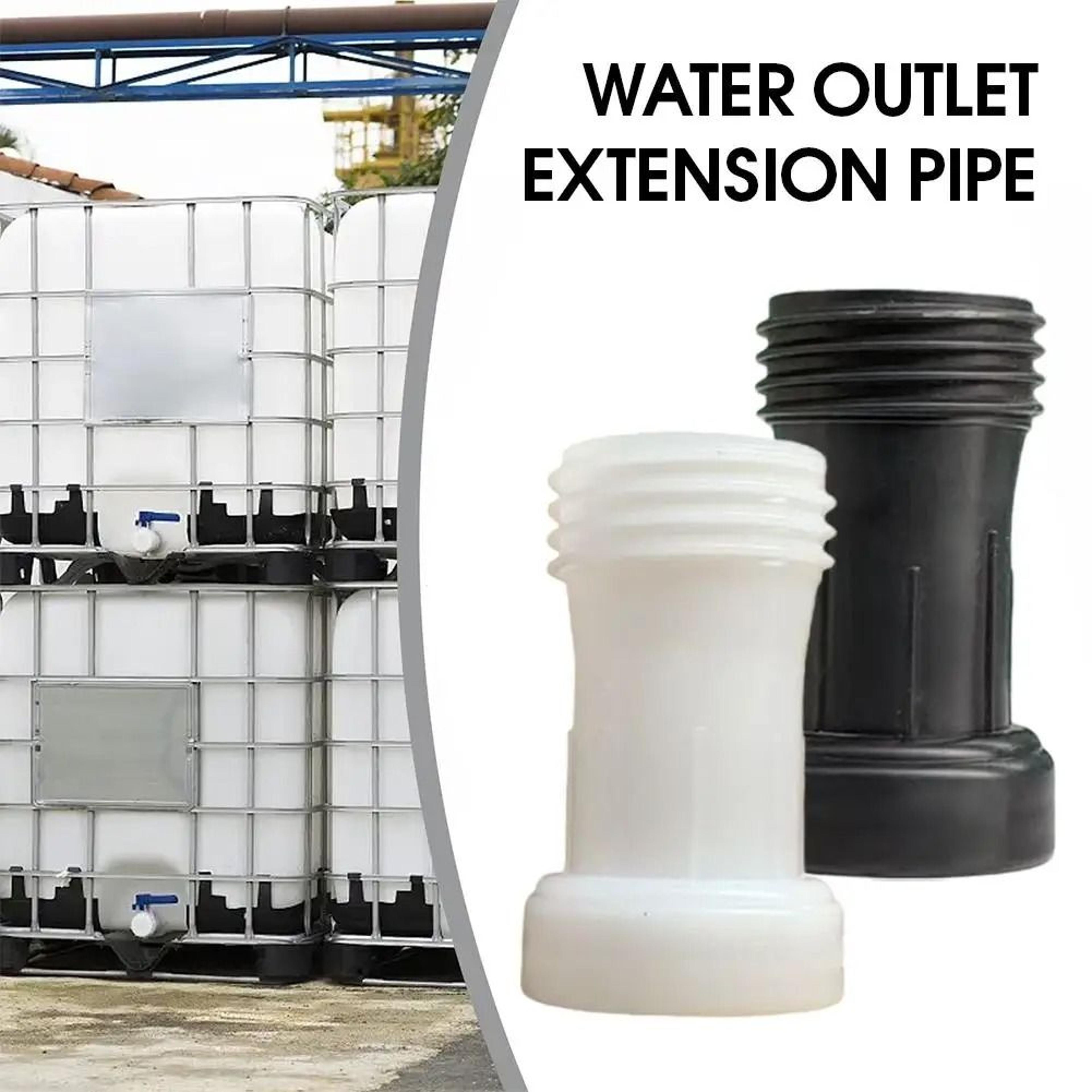 Water Tank Outlet Extension Connector 236 Inch Thread Plastic 1