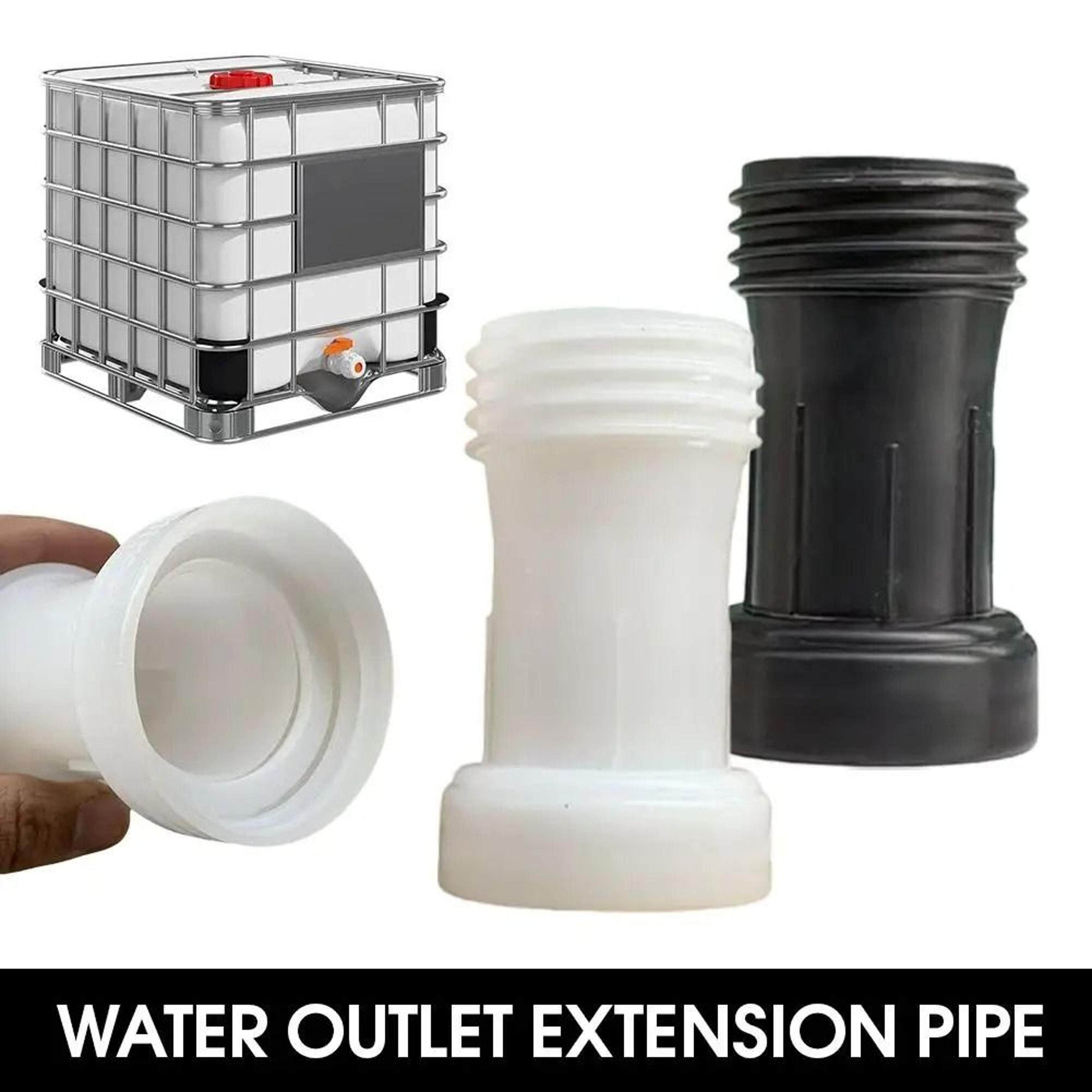 Water Tank Outlet Extension Connector 236 Inch Thread Plastic 2