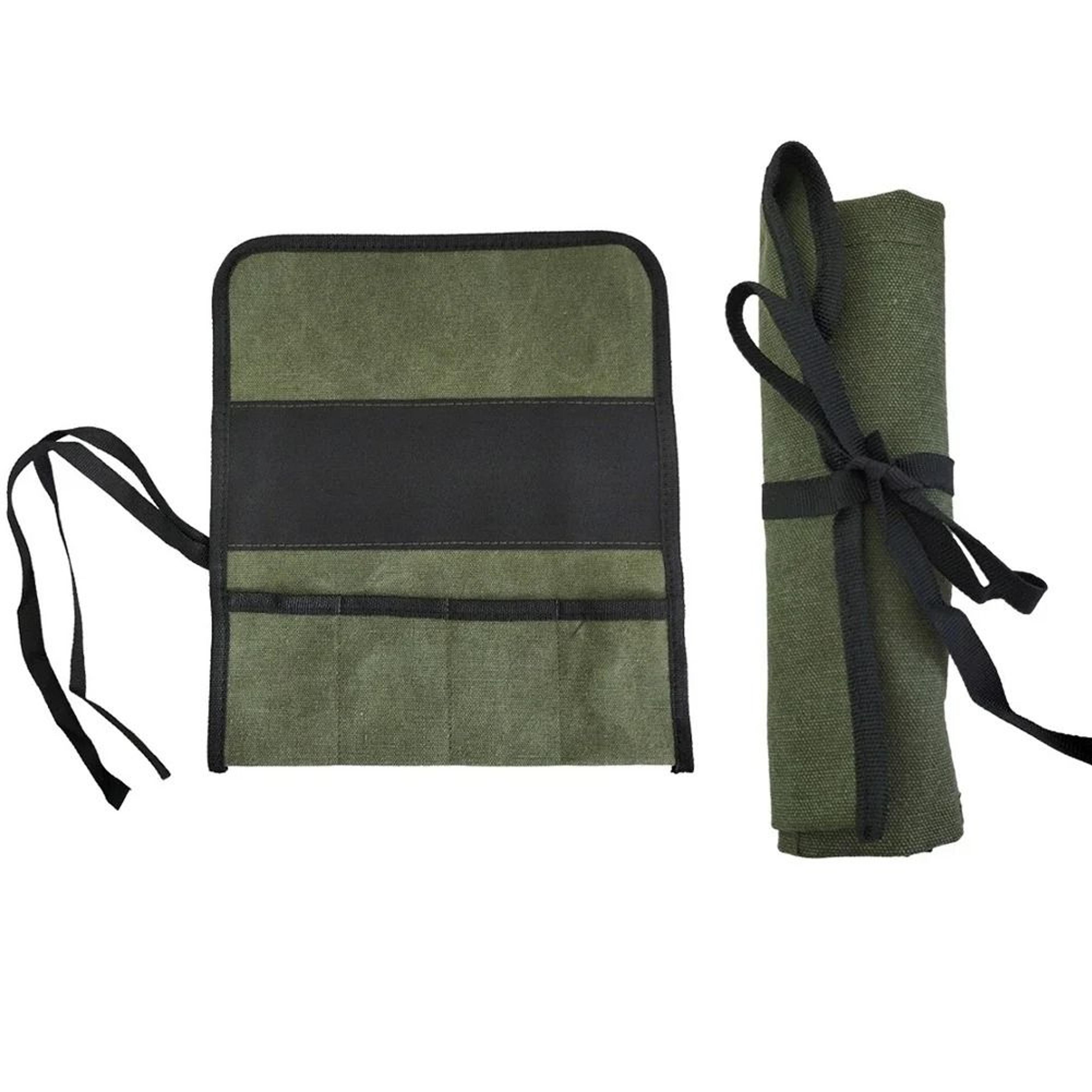 Multi Pocket Roll Up Tool Bag For Organized Storage And Easy Carry 0