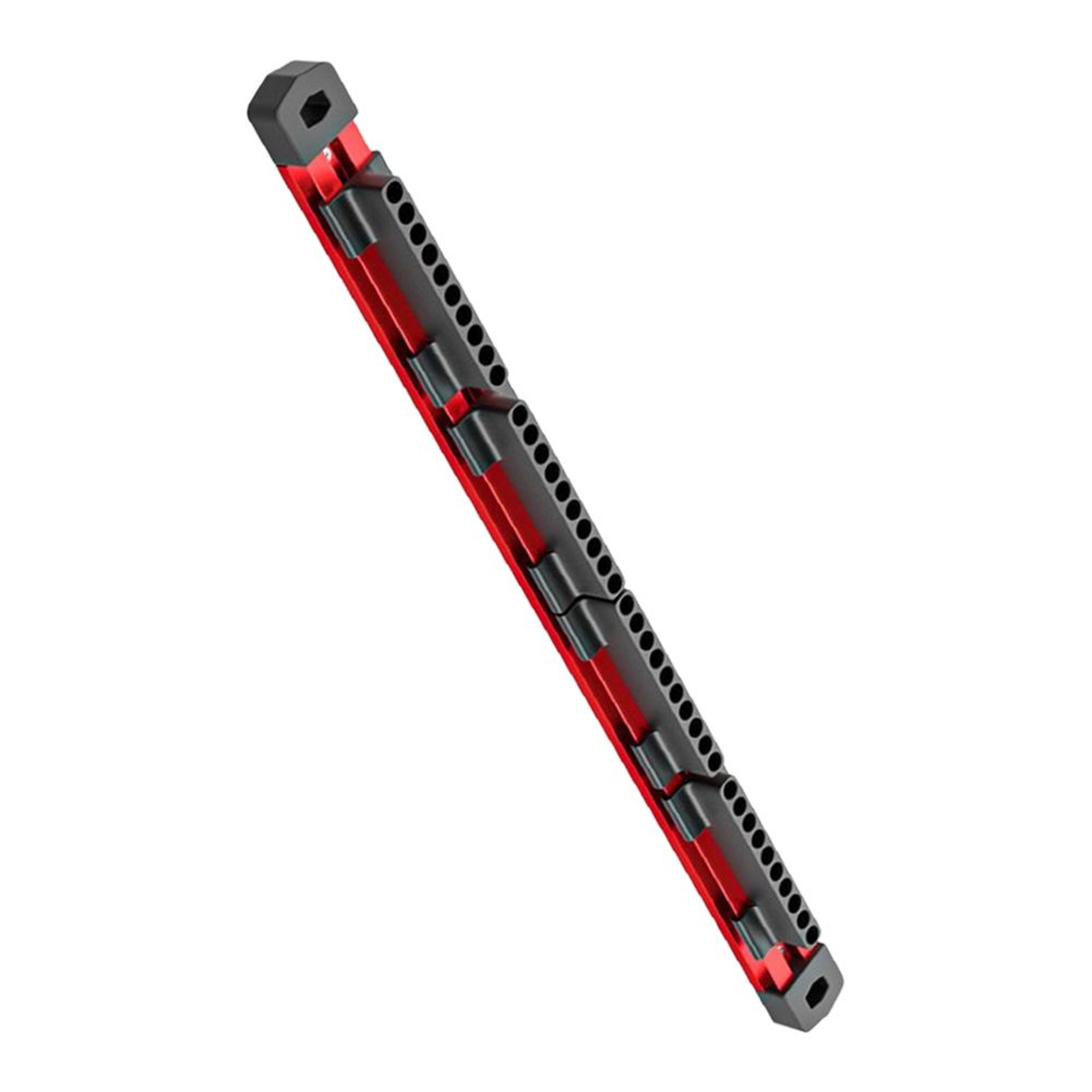 40 Hole Magnetic Drill Bit Holder Organizer Rack 2