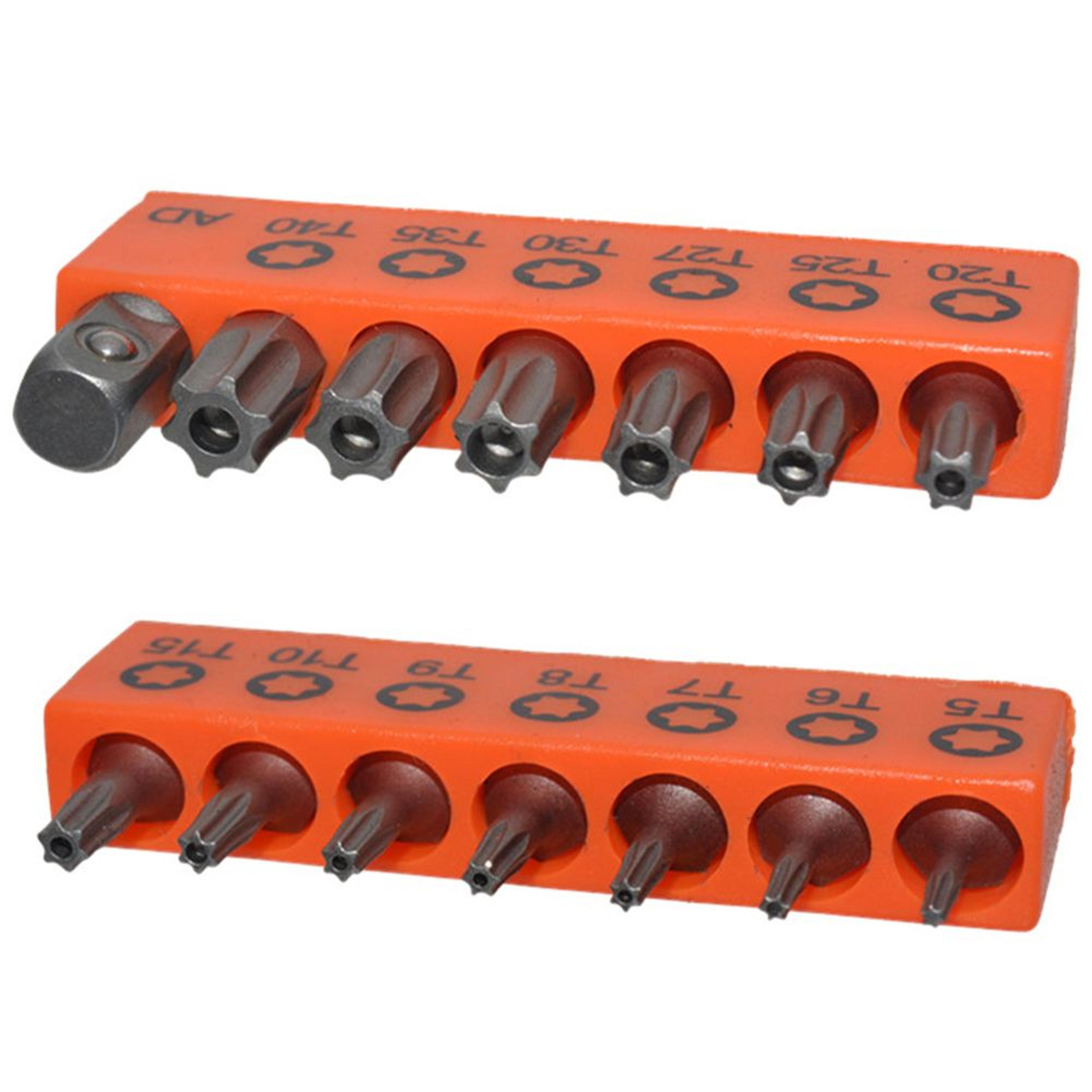 14PCS TORX SCREWDRIVER BIT SET T5 T40 1 4 INCH HEX SECURITY STAR BIT SET 5