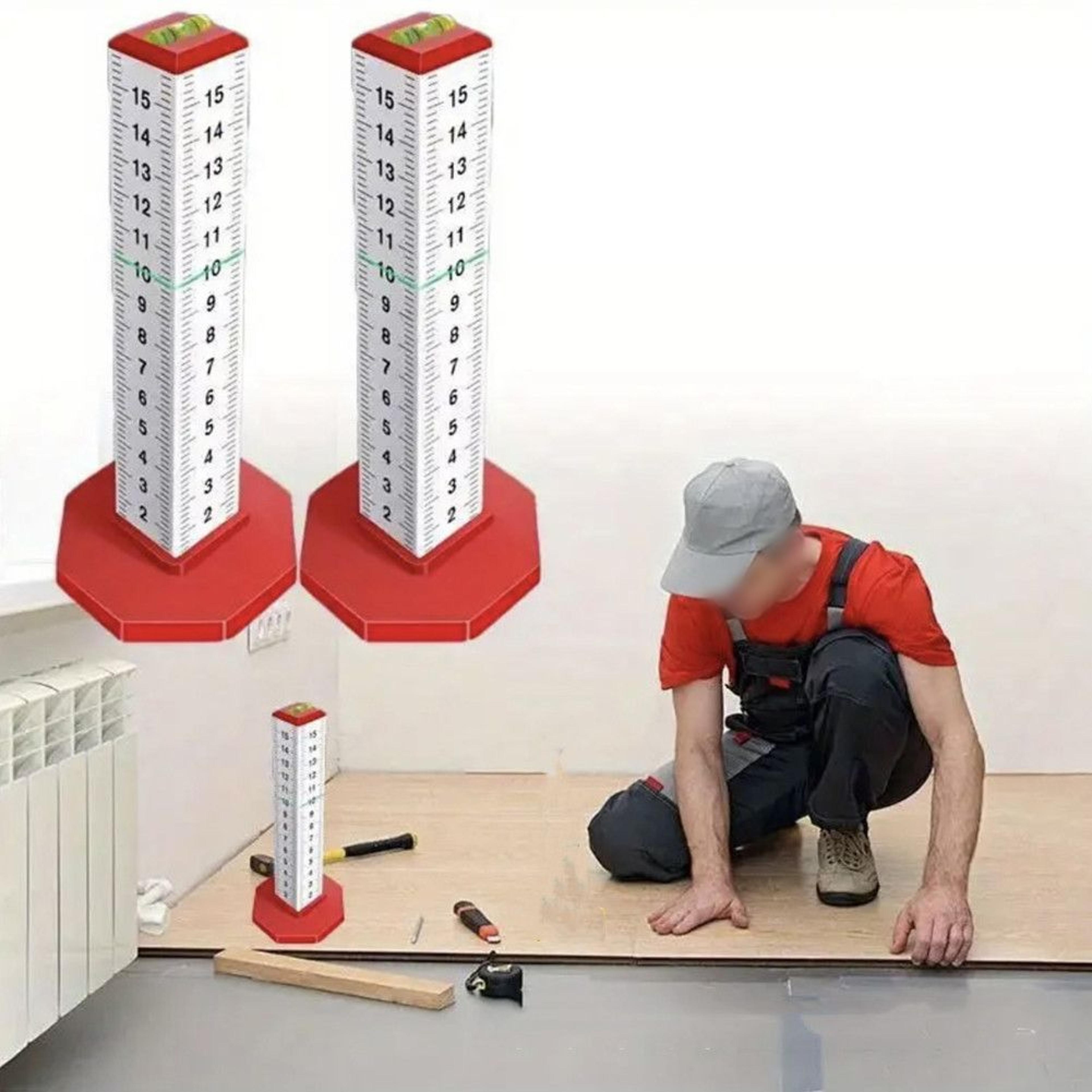 2pcs Magnetic Ceiling Leveling Ruler For Equal Height Tile And Light Steel Keel Alignment Tool 3
