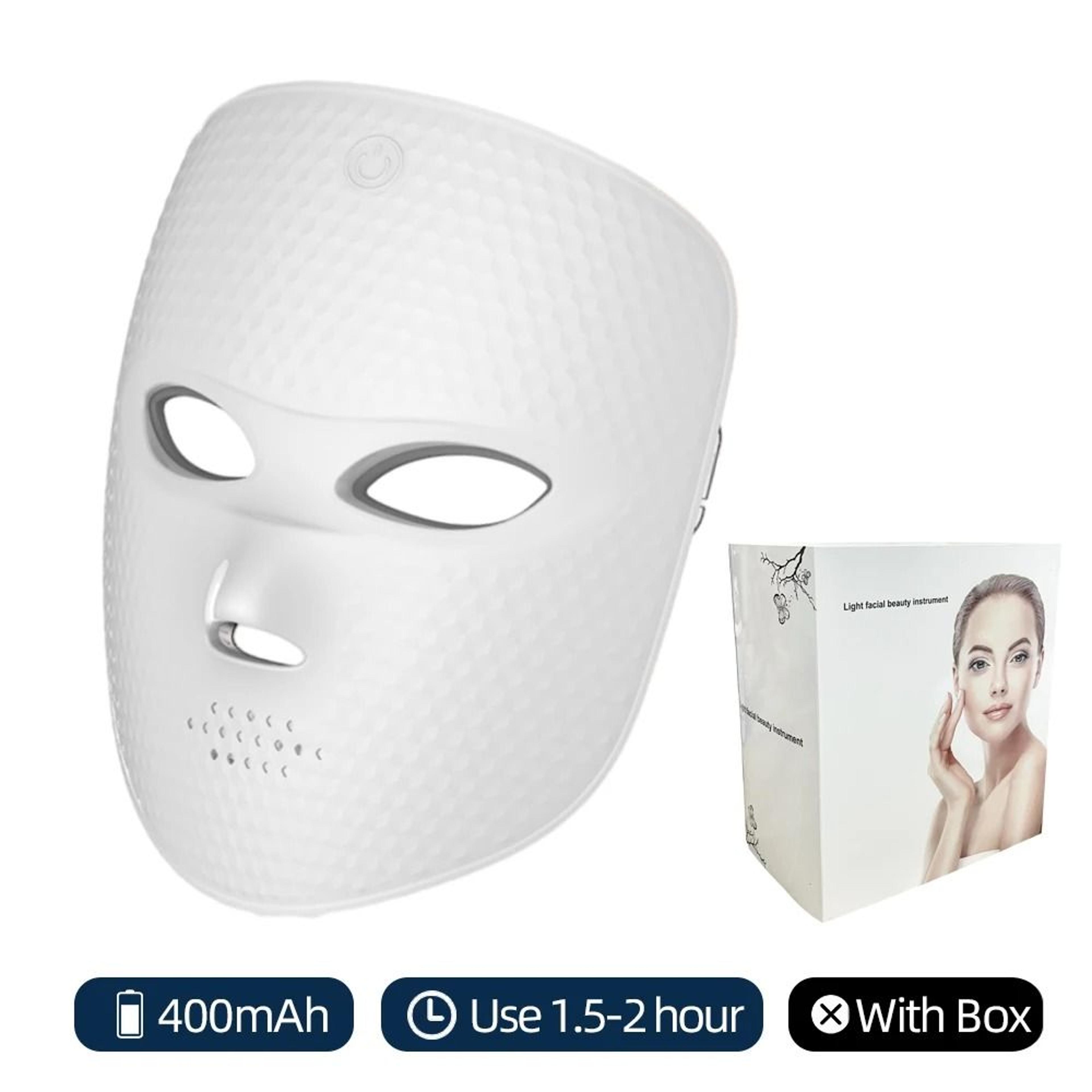 Wireless Multi Spectrum Seven Color Photon Facial Rejuvenation And SPA Mask 6