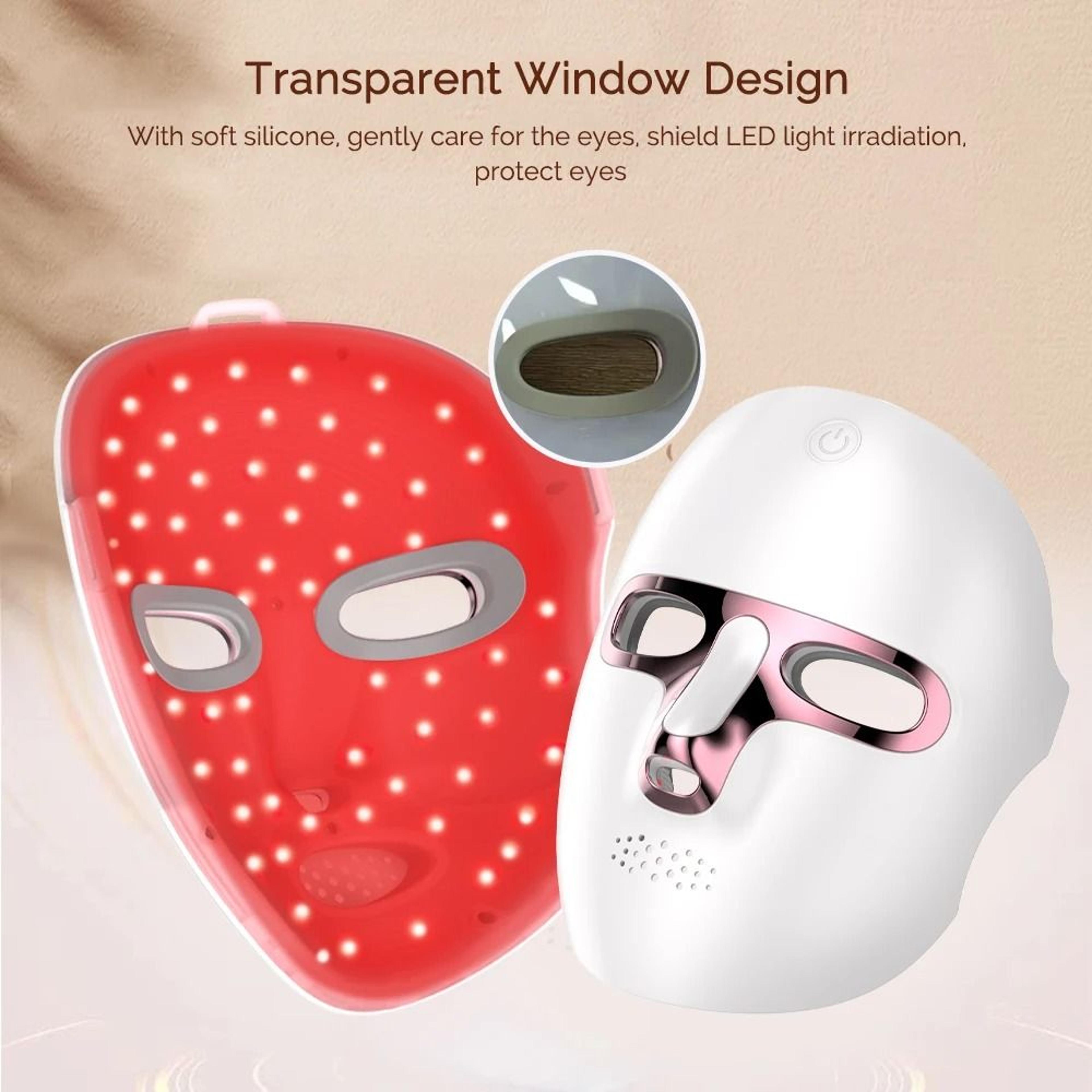 Rechargeable Seven Color LED Photon Face Mask And Skin Rejuvenation System 5