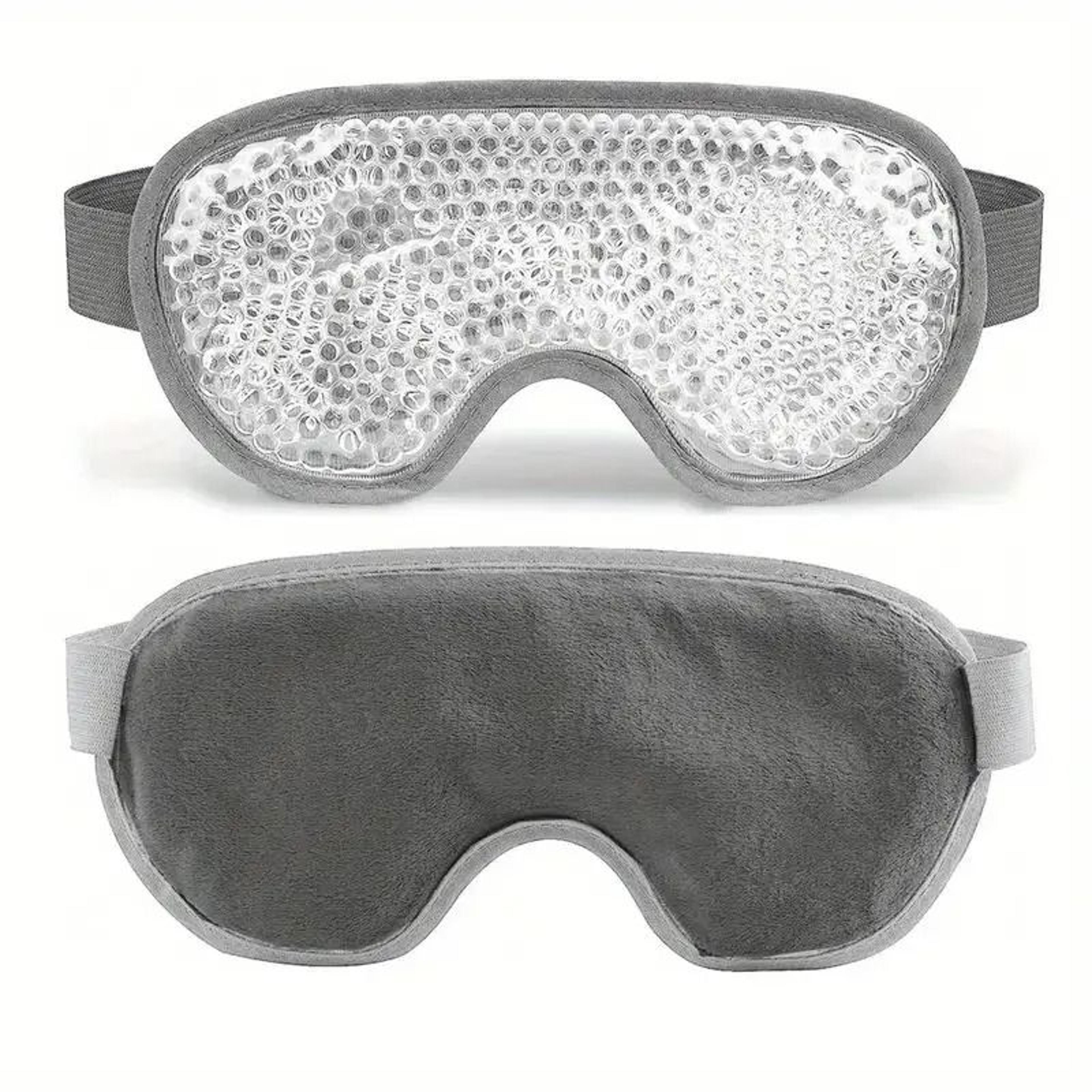 Dual Sided Hot And Cold Therapy Gel Bead Eye Mask With Soft Plush Backing 10