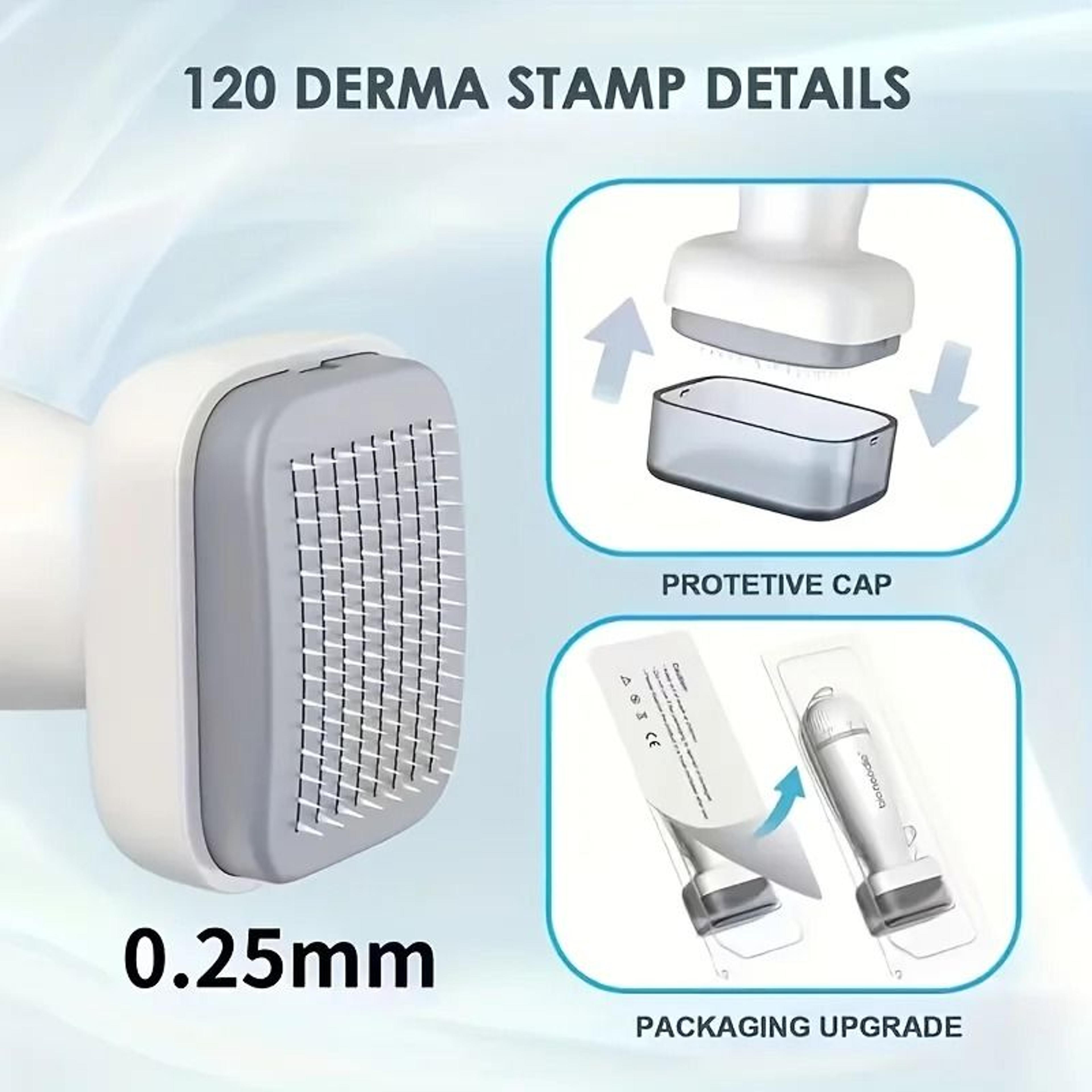 Adjustable Microneedling Derma Stamp And Manual Face And Scalp Rejuvenation Tool 2
