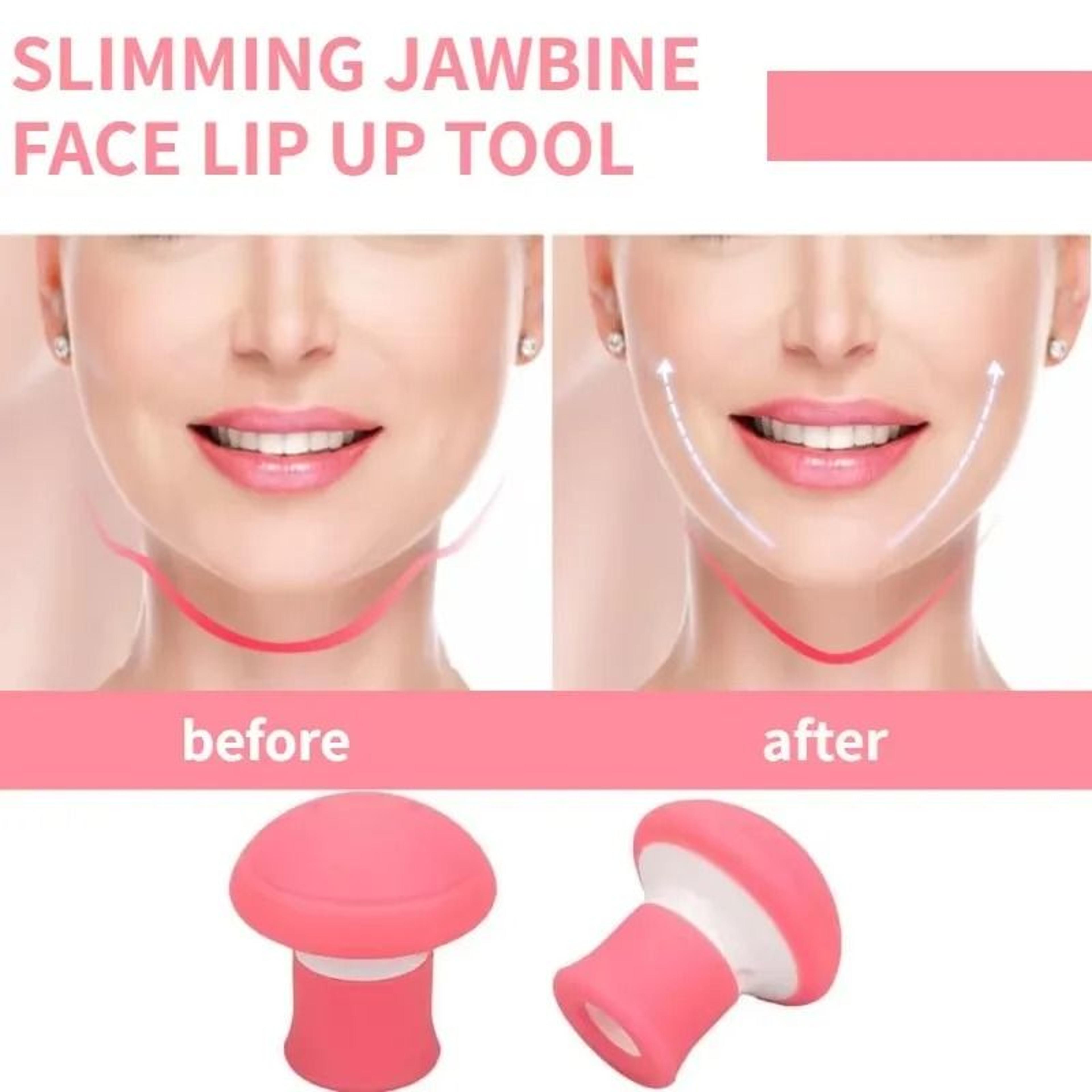 Silicone Face Lifting Muscle Trainer And VLine Jawline Exerciser Tool 3