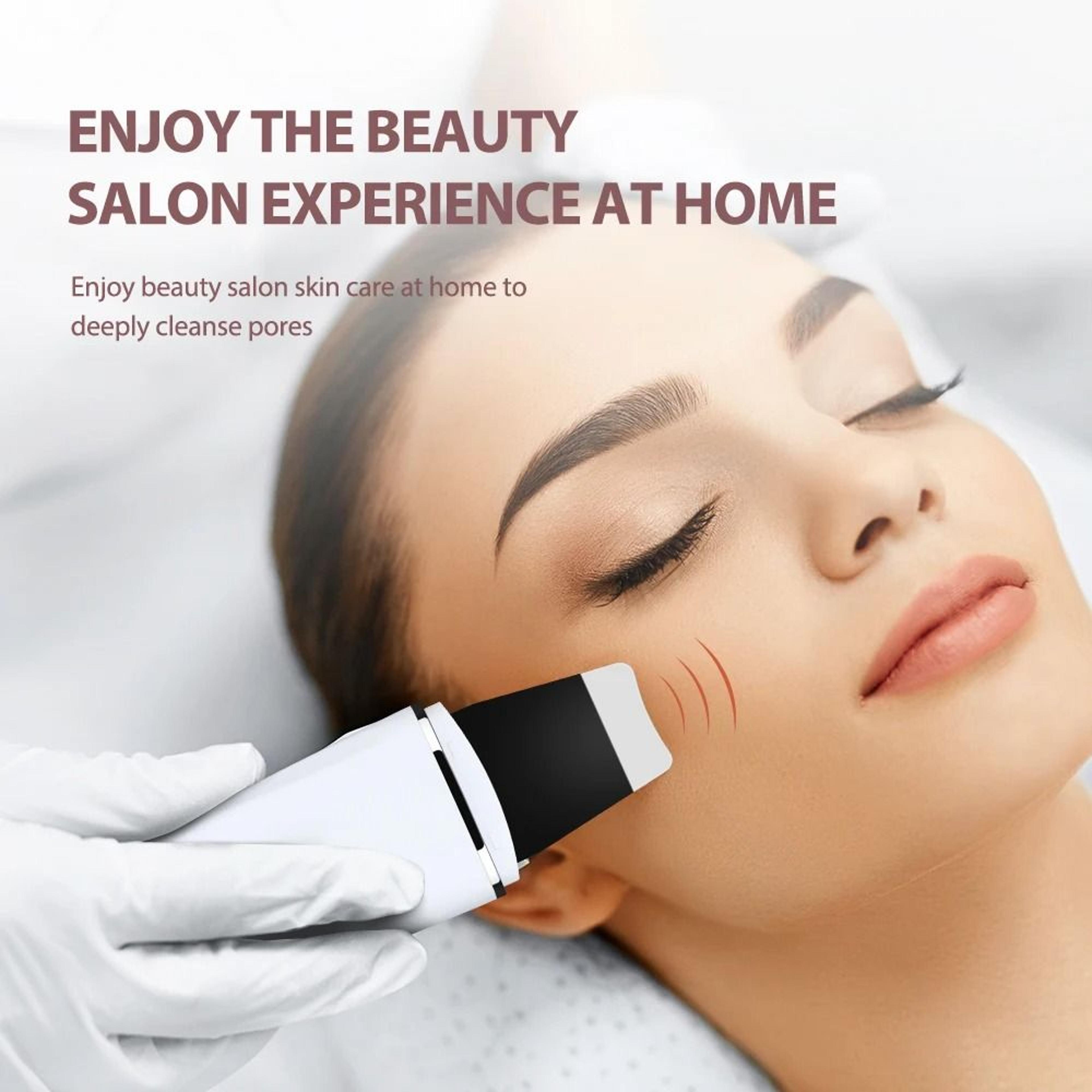 4in1 Ultrasonic Skin Scrubber And EMS Microcurrent Facial Cleansing Spatula 3