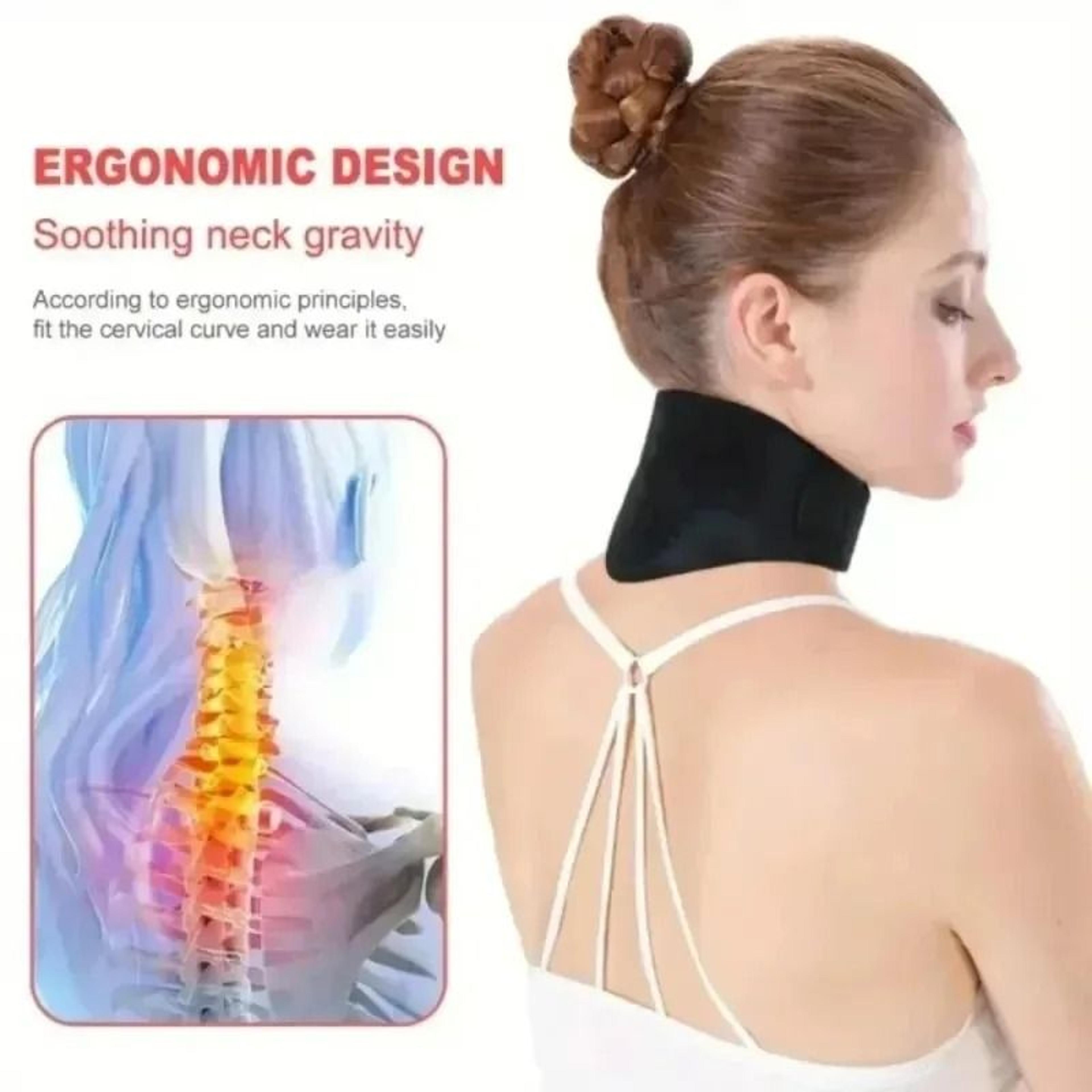 SelfHeating Magnetic Cervical Collar And Portable Neck Relief Wrap 4