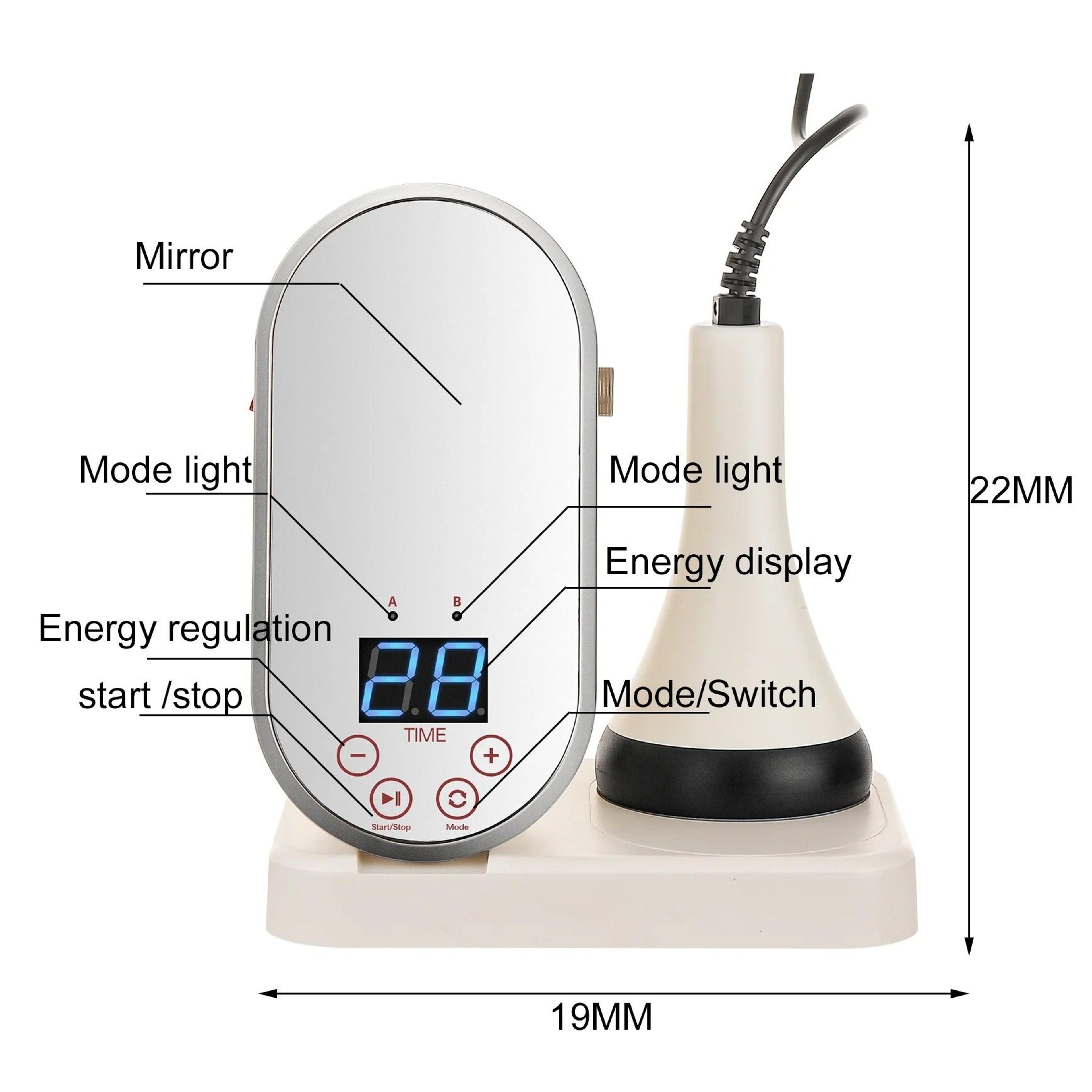 Professional 80K Ultrasonic Cavitation Machine And Red Light Body Slimming Device 3