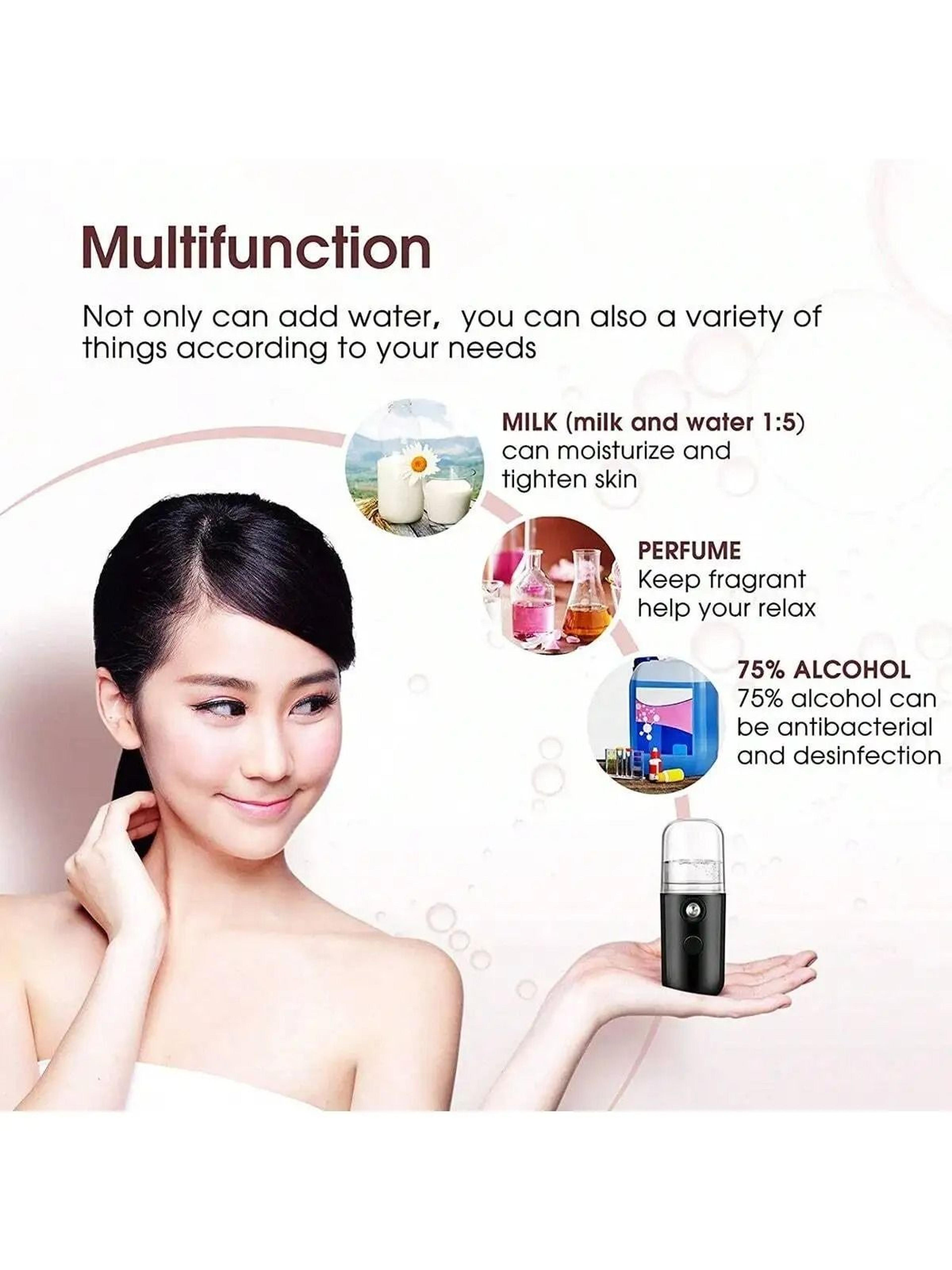 Portable USB Nano Mist Facial Sprayer And Cool Moisture Beauty Steamer 4