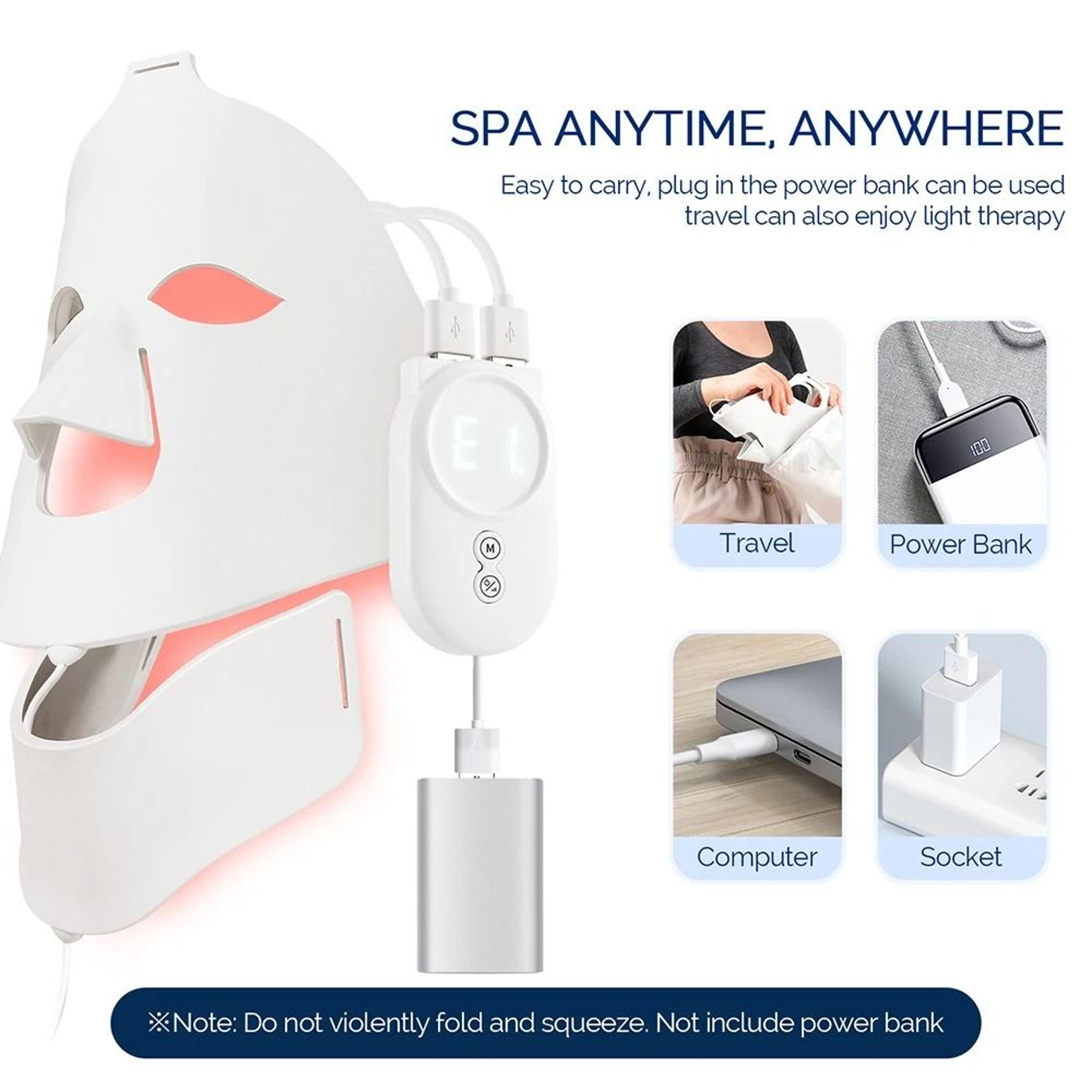 7 Colors LED Silicone Beauty Machine And Skin Care Face Mask 5