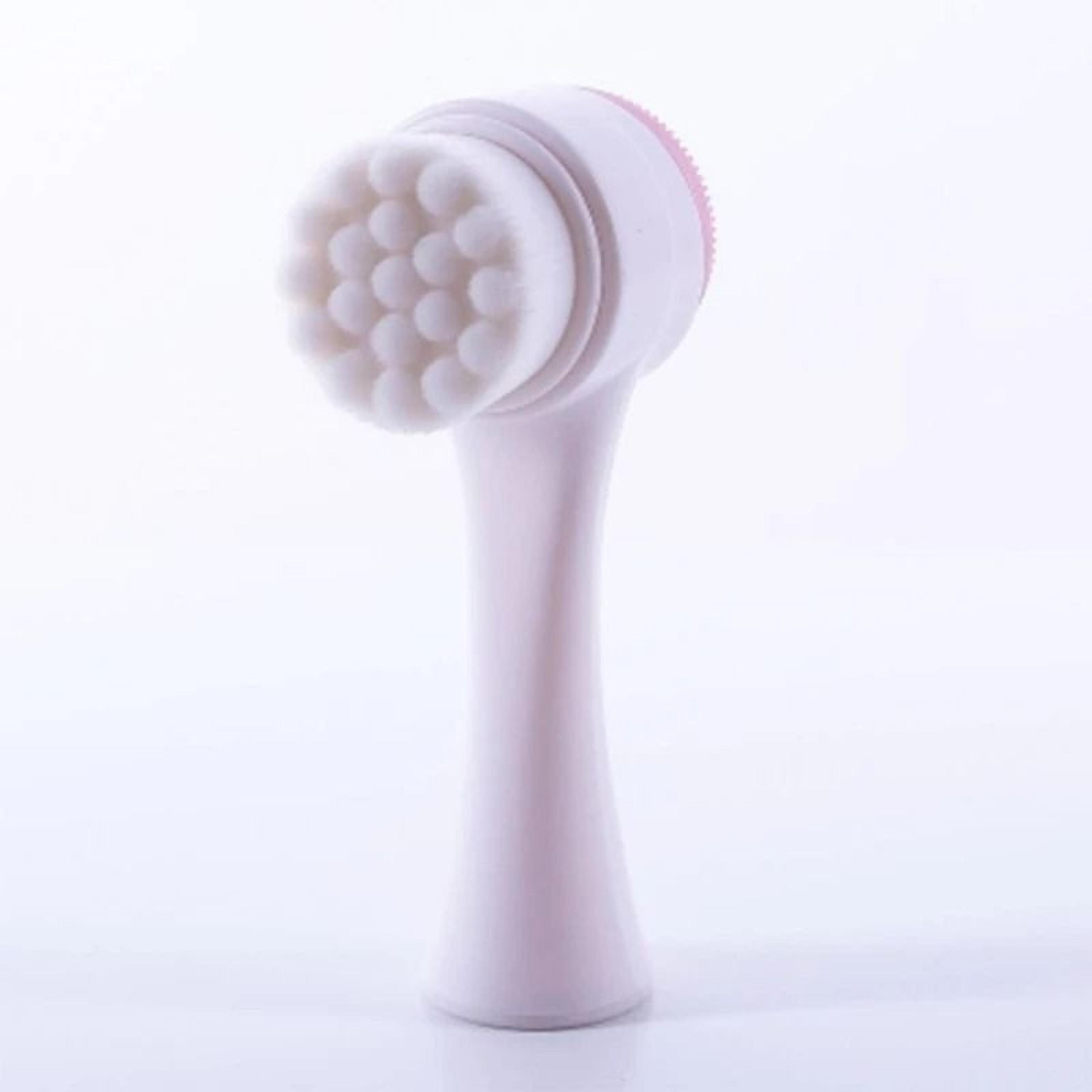 DoubleSided Silicone Face Cleansing Brush And Manual Pore Exfoliator 3