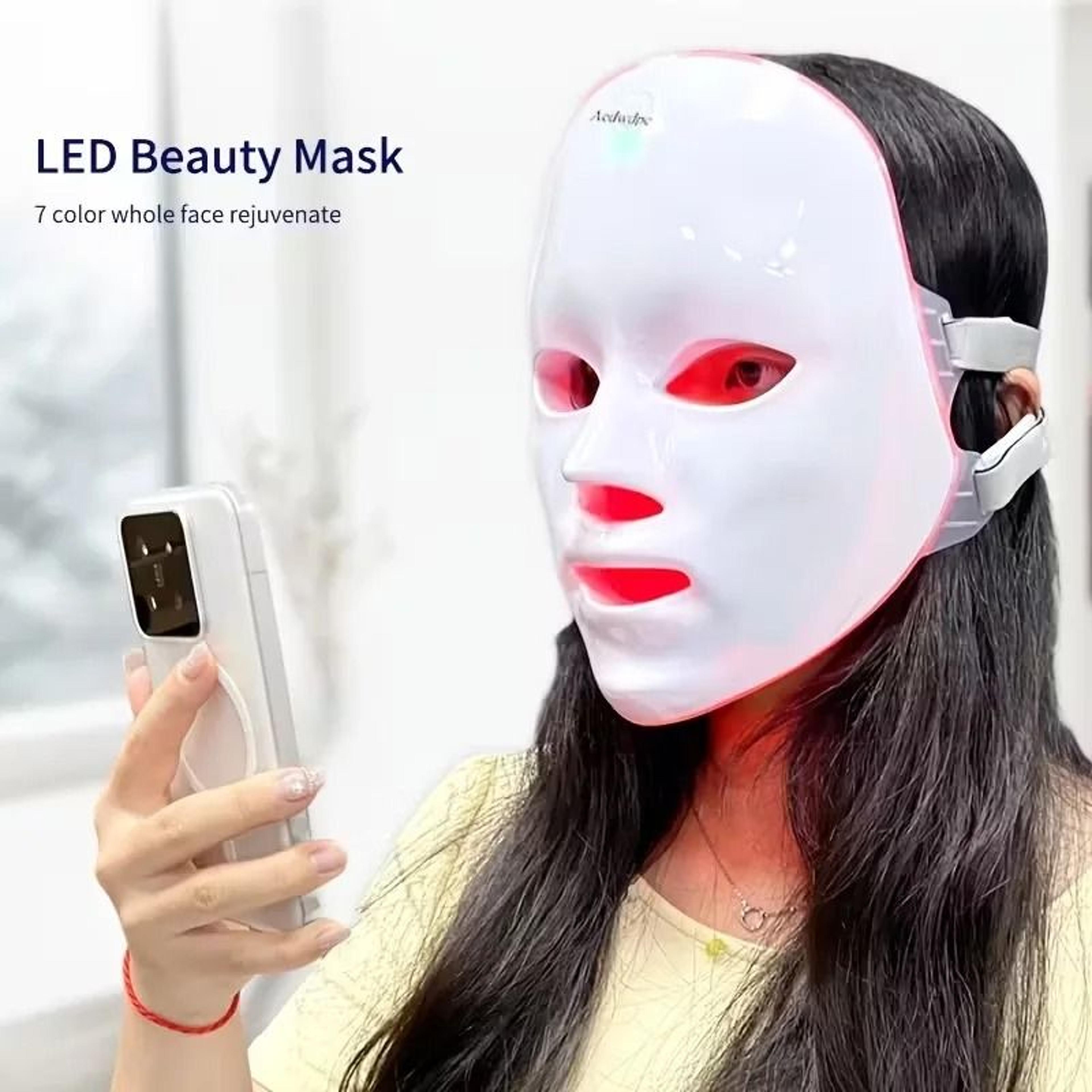 7 Colors Portable Wireless LED Facial Photon Therapy Mask 5