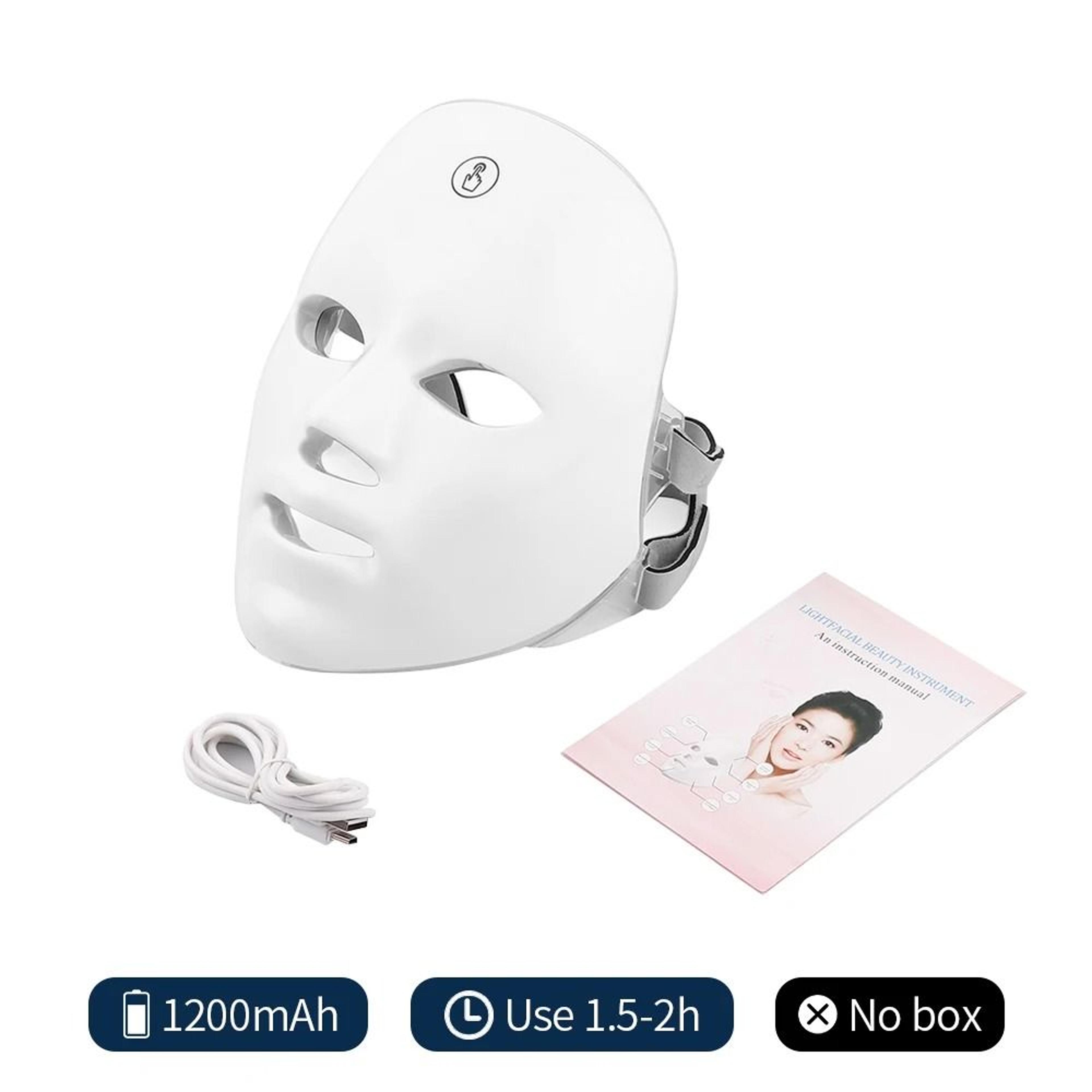 Wireless Multi Spectrum 7 Color LED Facial Beauty Mask 8