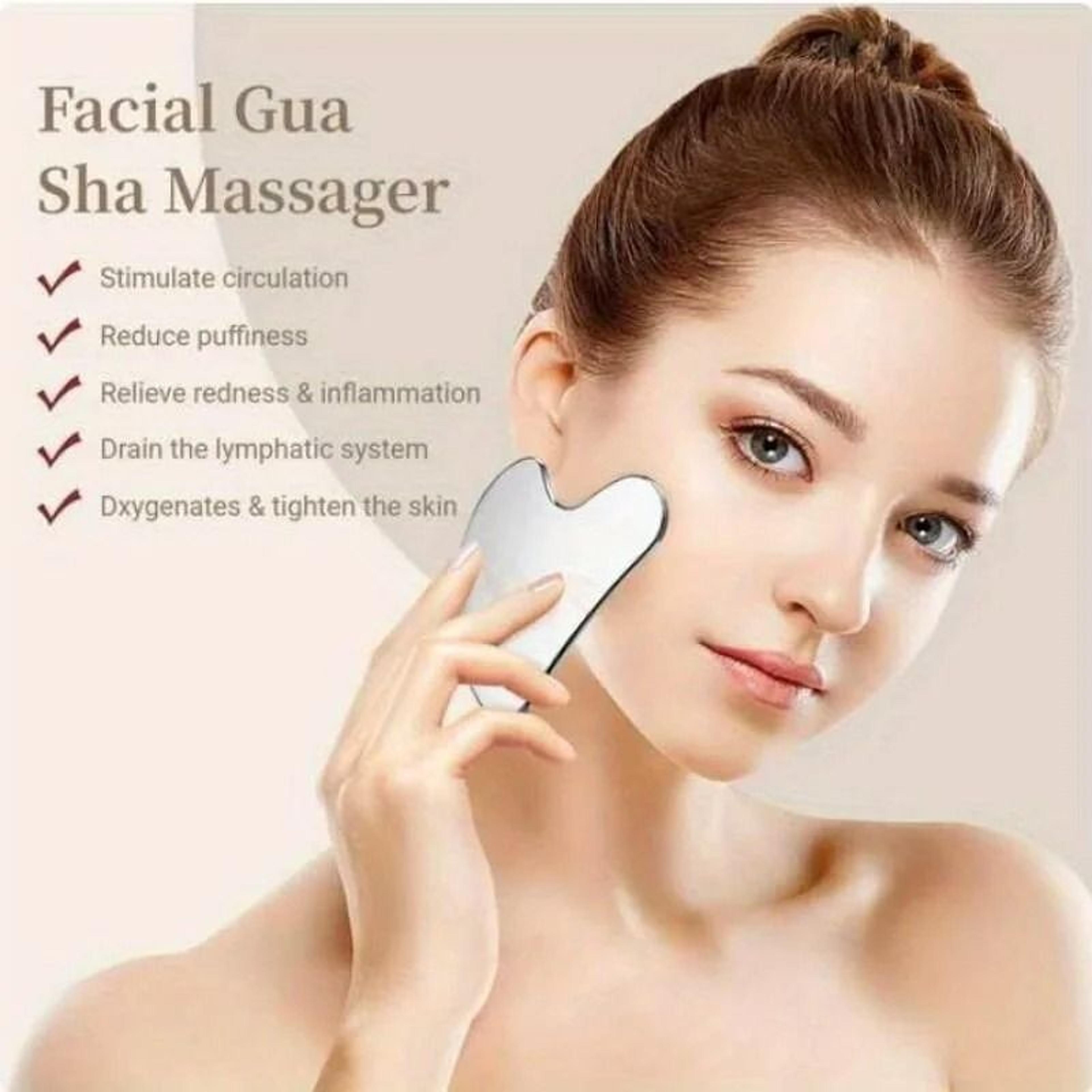 Professional Grade Stainless Steel Gua Sha Facial Sculpting Tool 1