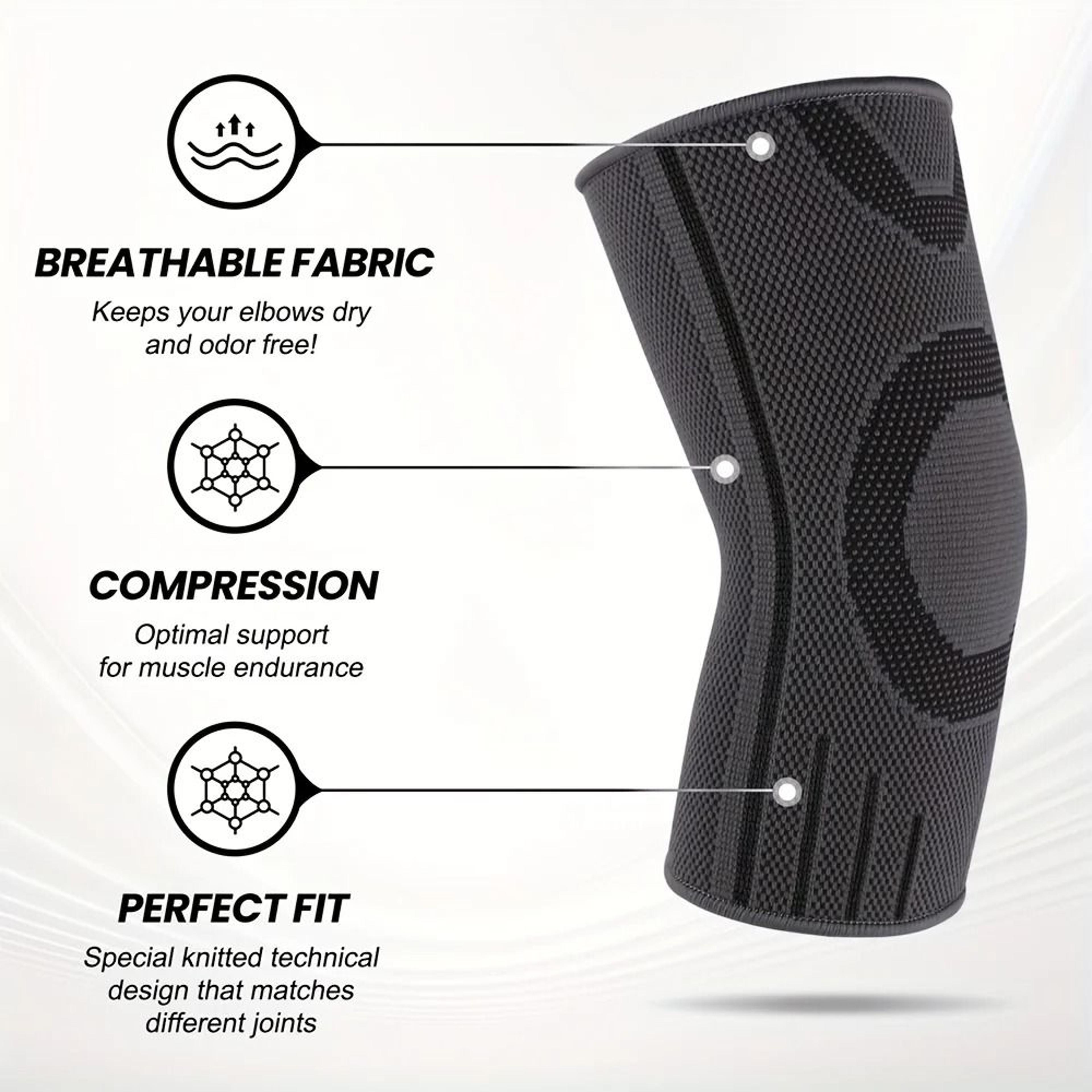 Adjustable Pressurized Elbow Support And Joint Compression Sleeve 2
