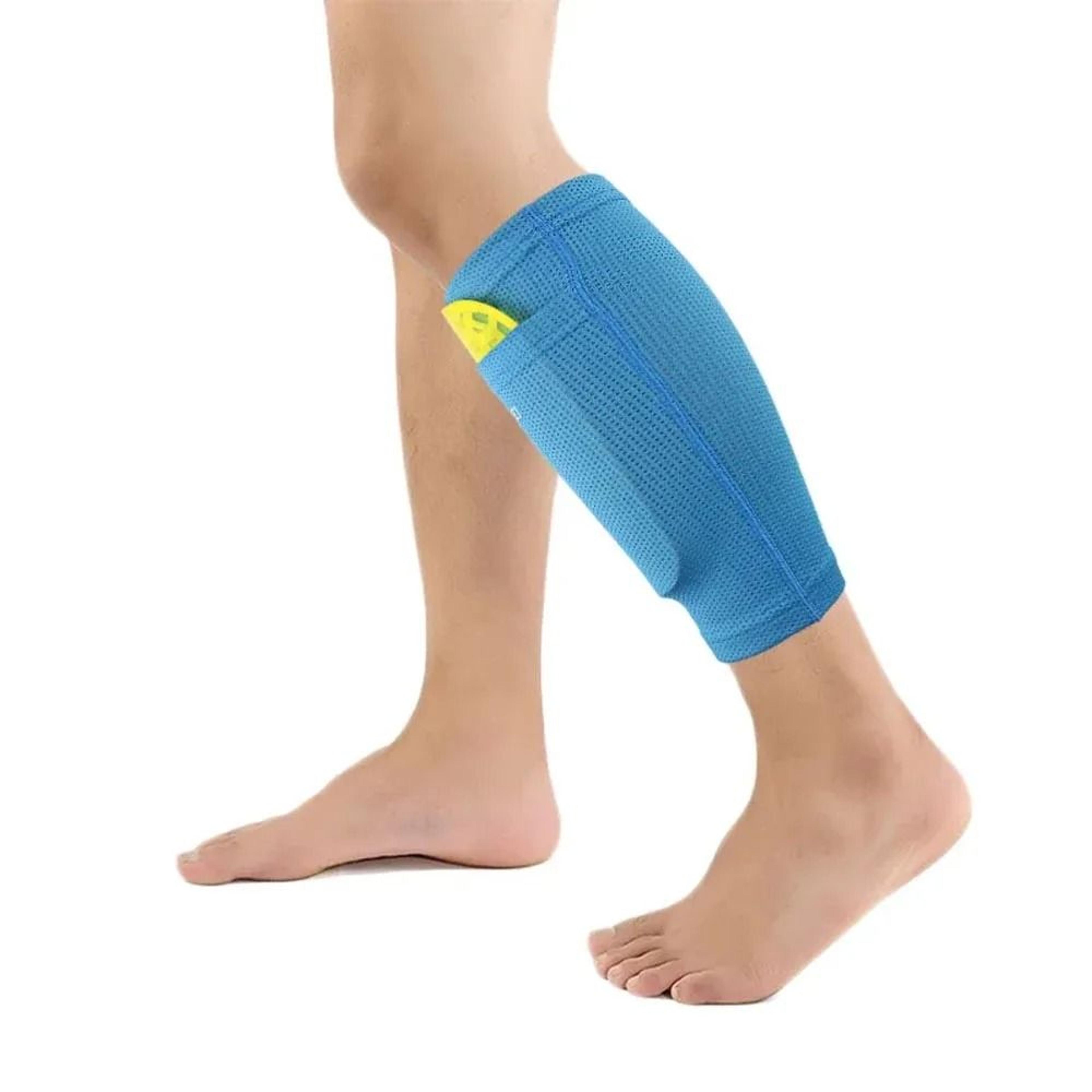Youth And Adult Impact Resistant Soccer Shin Guards With Sleeve Socks 2