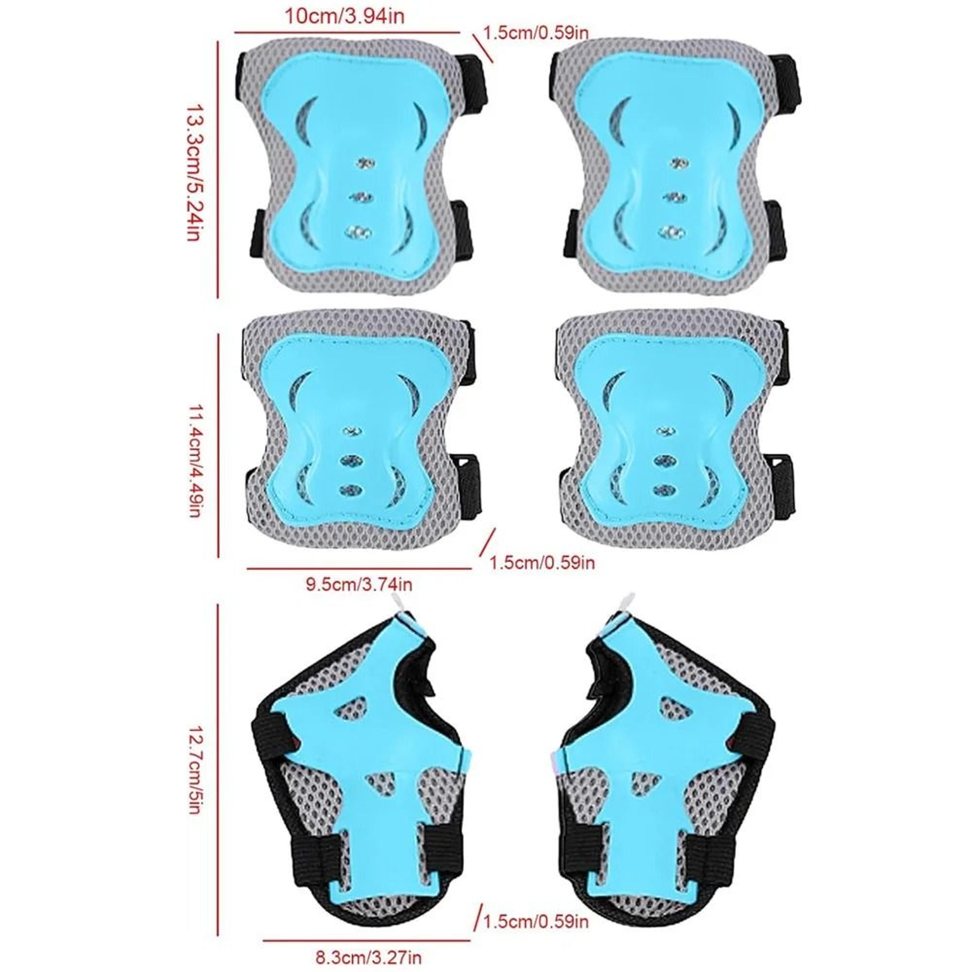 Premium 6 In 1 Youth Protective Gear Set With Knee Pads Elbow Pads And Wrist Guards 1