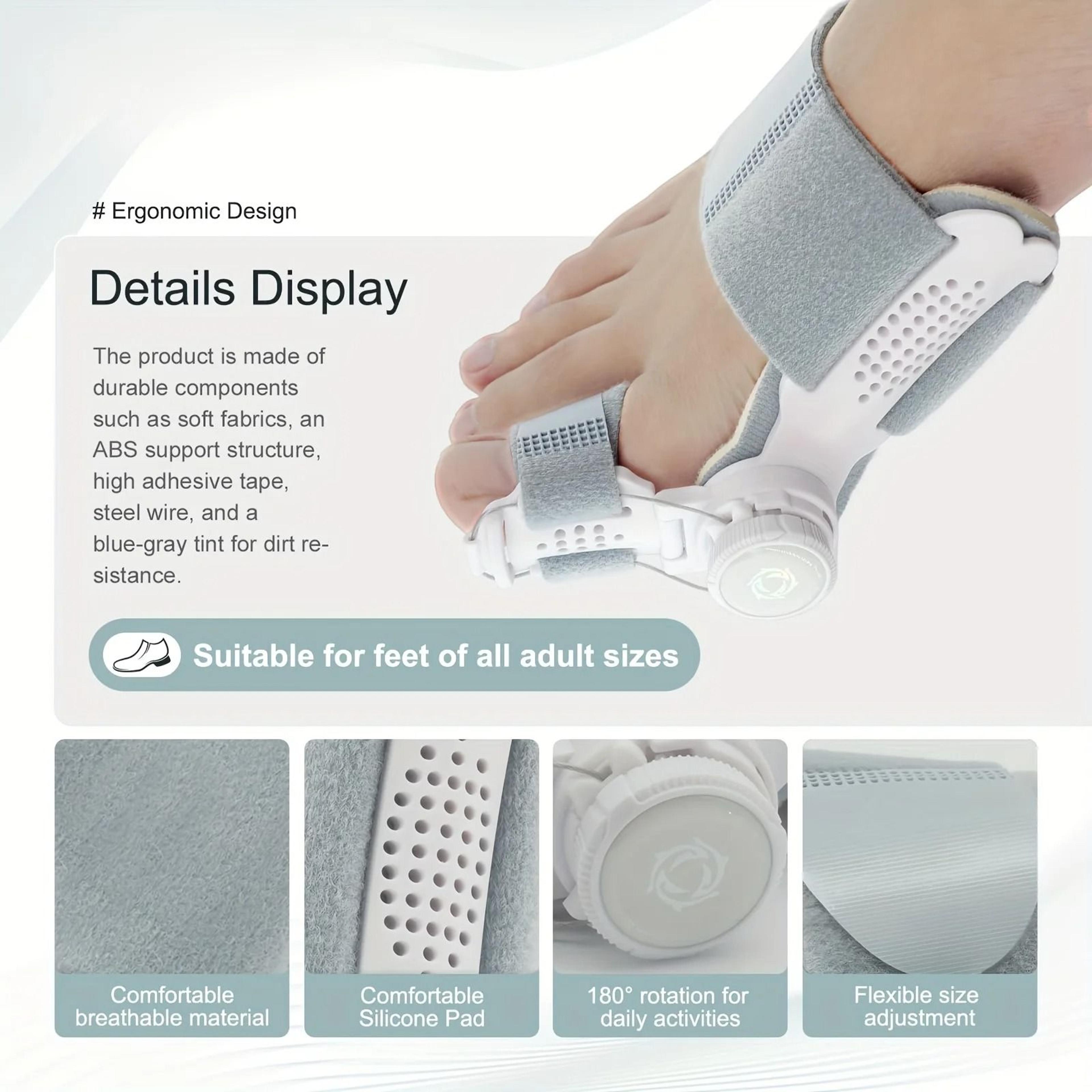 Adjustable Toe Corrector And Straightener For Overlapping Toes 4