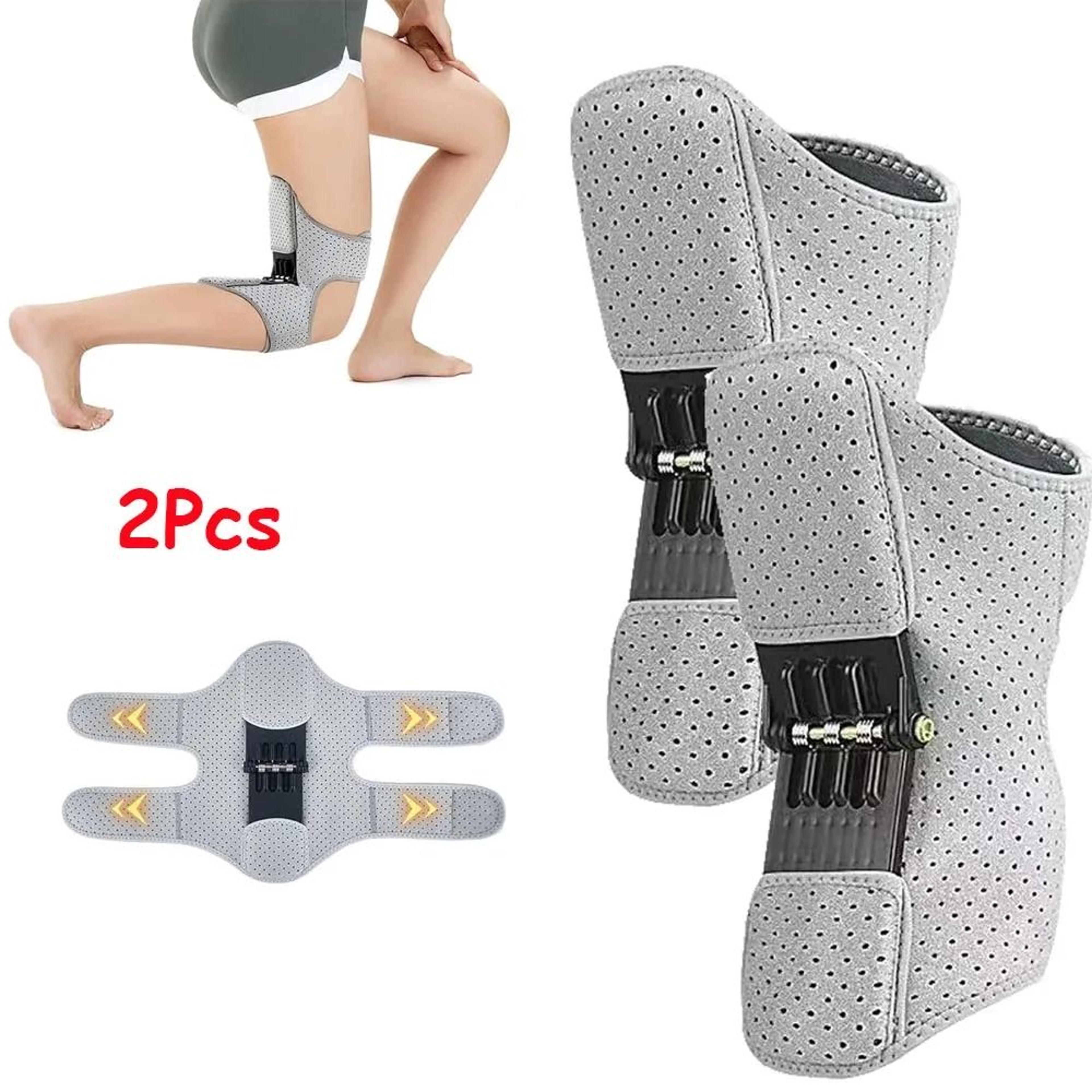 premium hinged knee brace with patella support and dual side stabilizers one pair two pieces