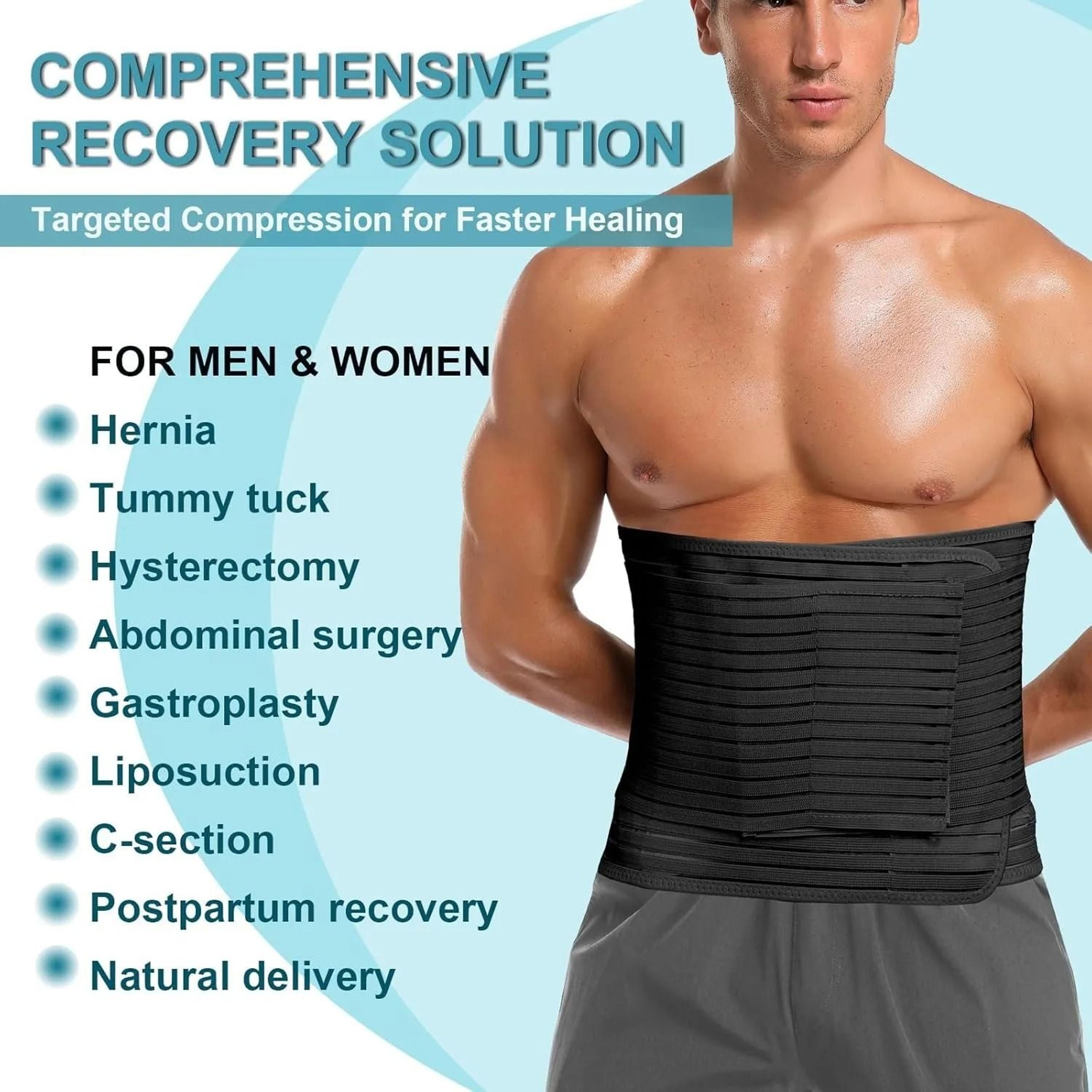 Premium Post Surgery Abdominal Binder And Adjustable Hernia Support Belt 5