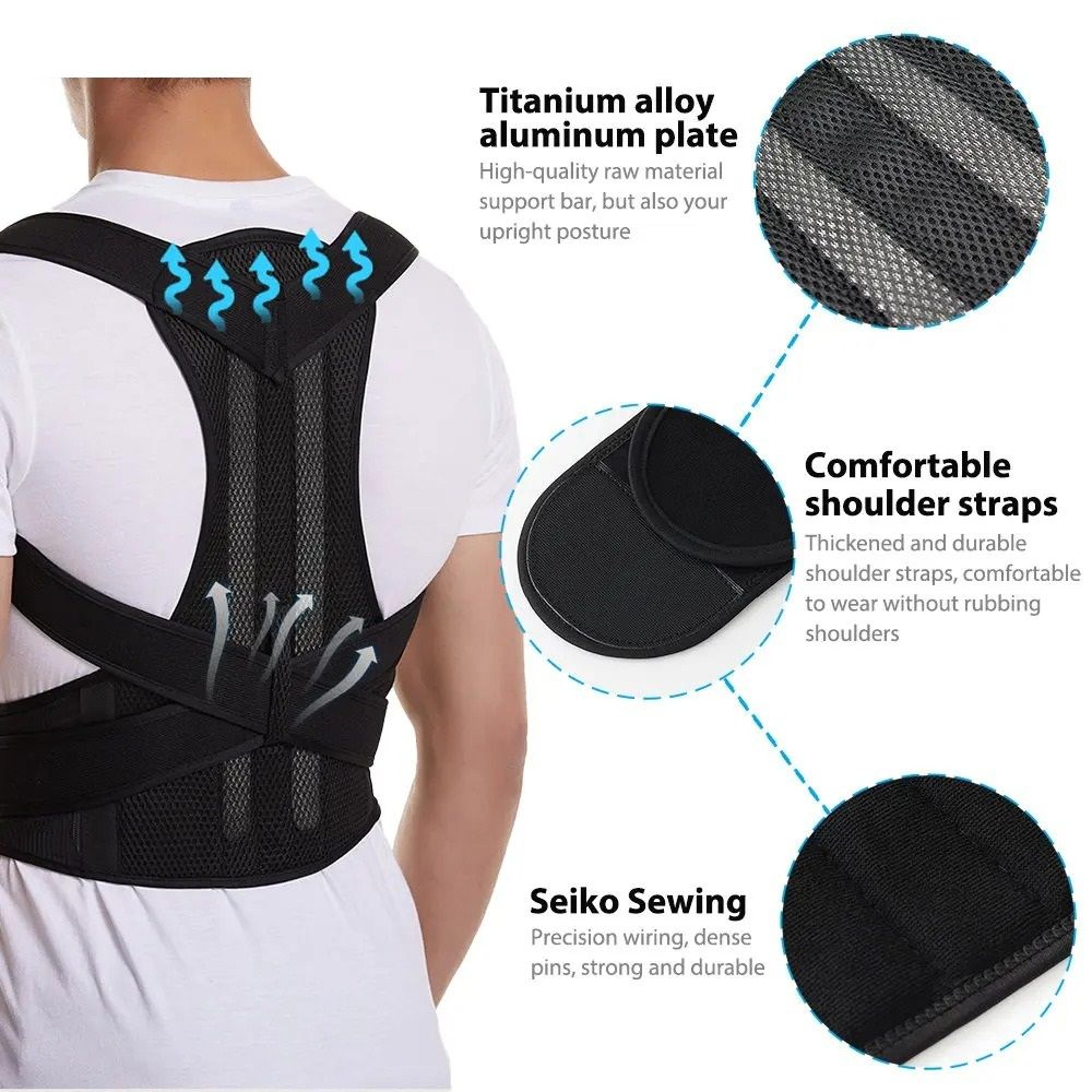 Premium Alloy Bar Posture Corrector And Scoliosis Spinal Support Corset 3