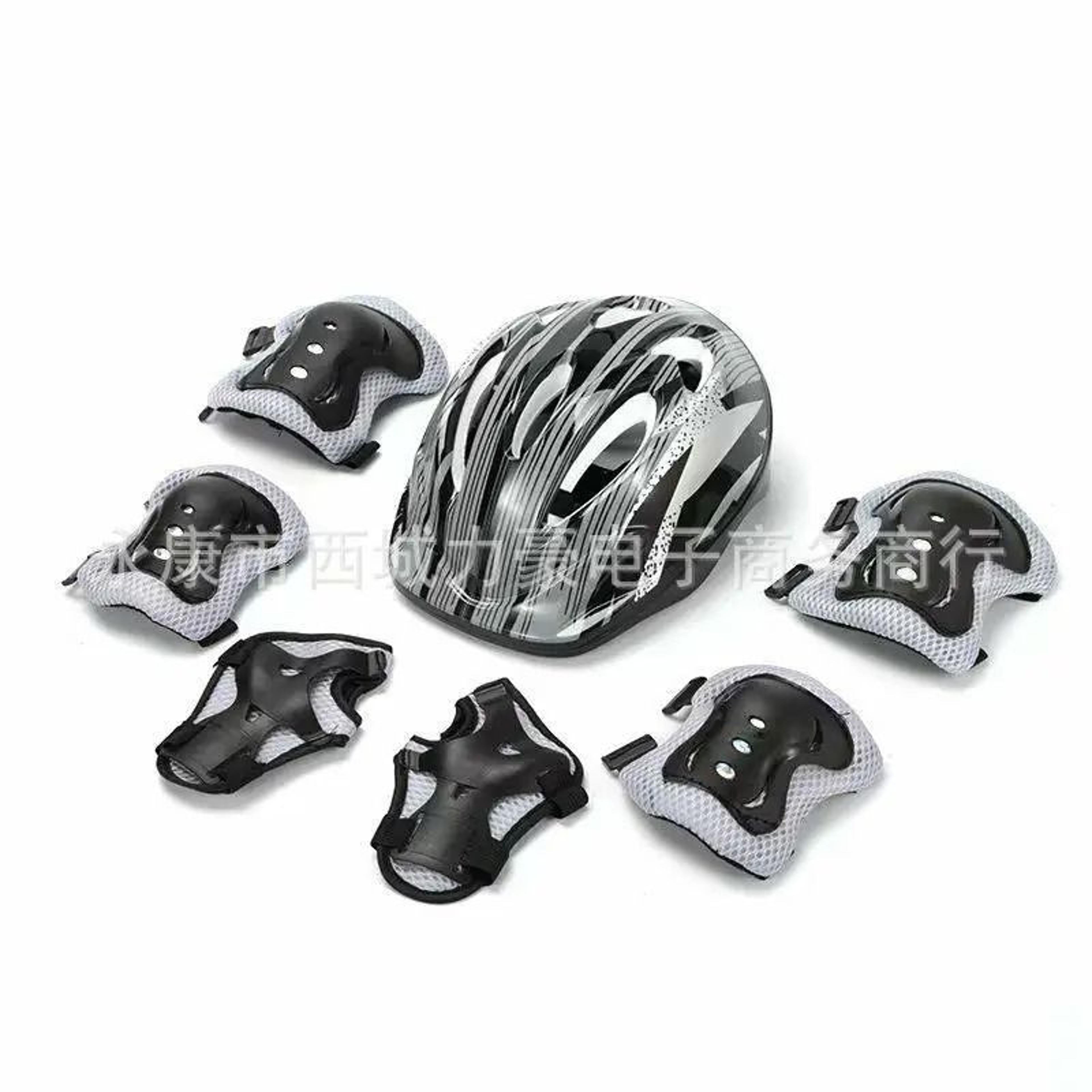 Premium Kids Bicycle Sport Protective Gear Set With Adjustable Safety Skating Helmet And Joint Pads 5