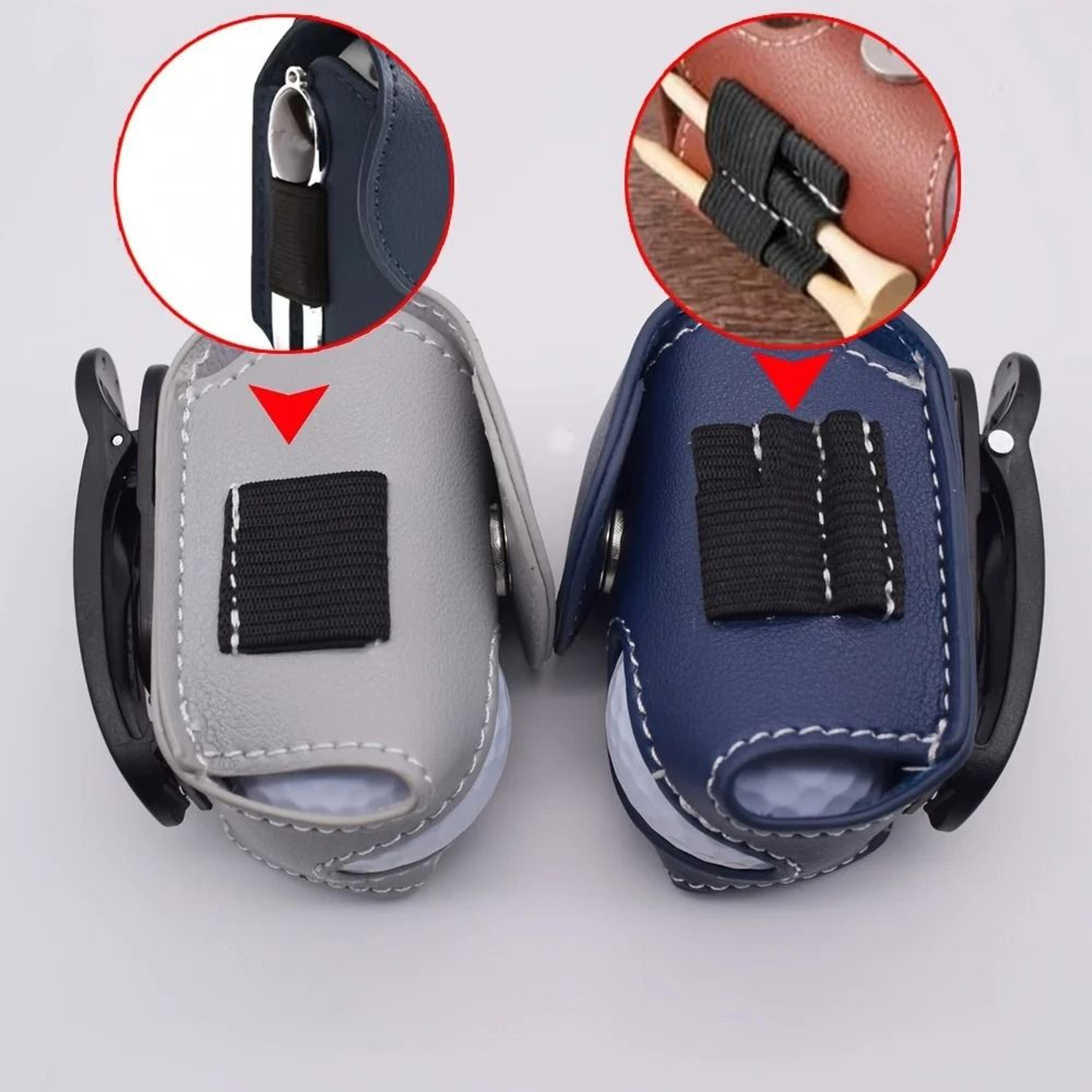Portable Mini Golf Storage Bag And Small Accessory Purse With Hook 3