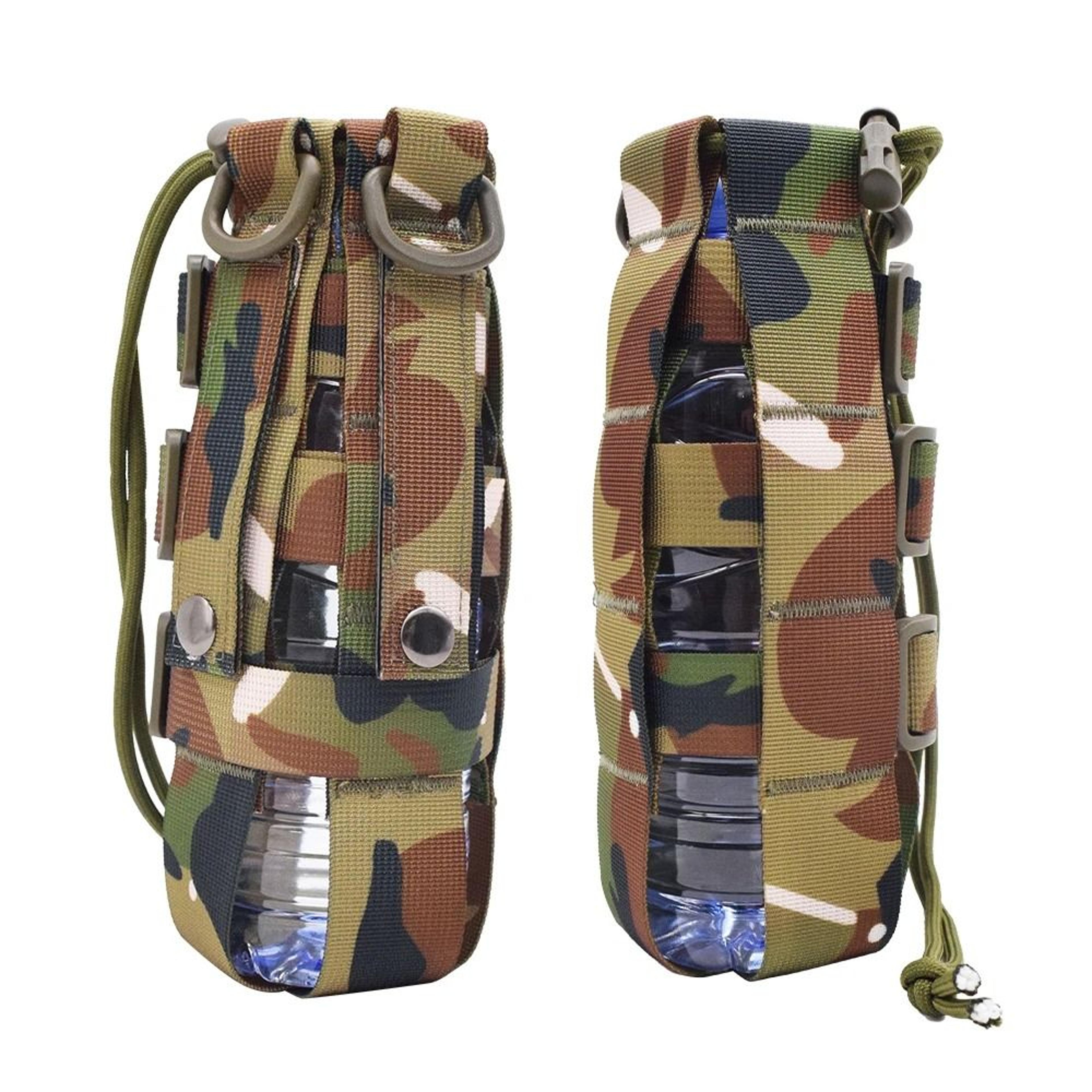 molle water bottle pouch and tactical kettle carrier bag
