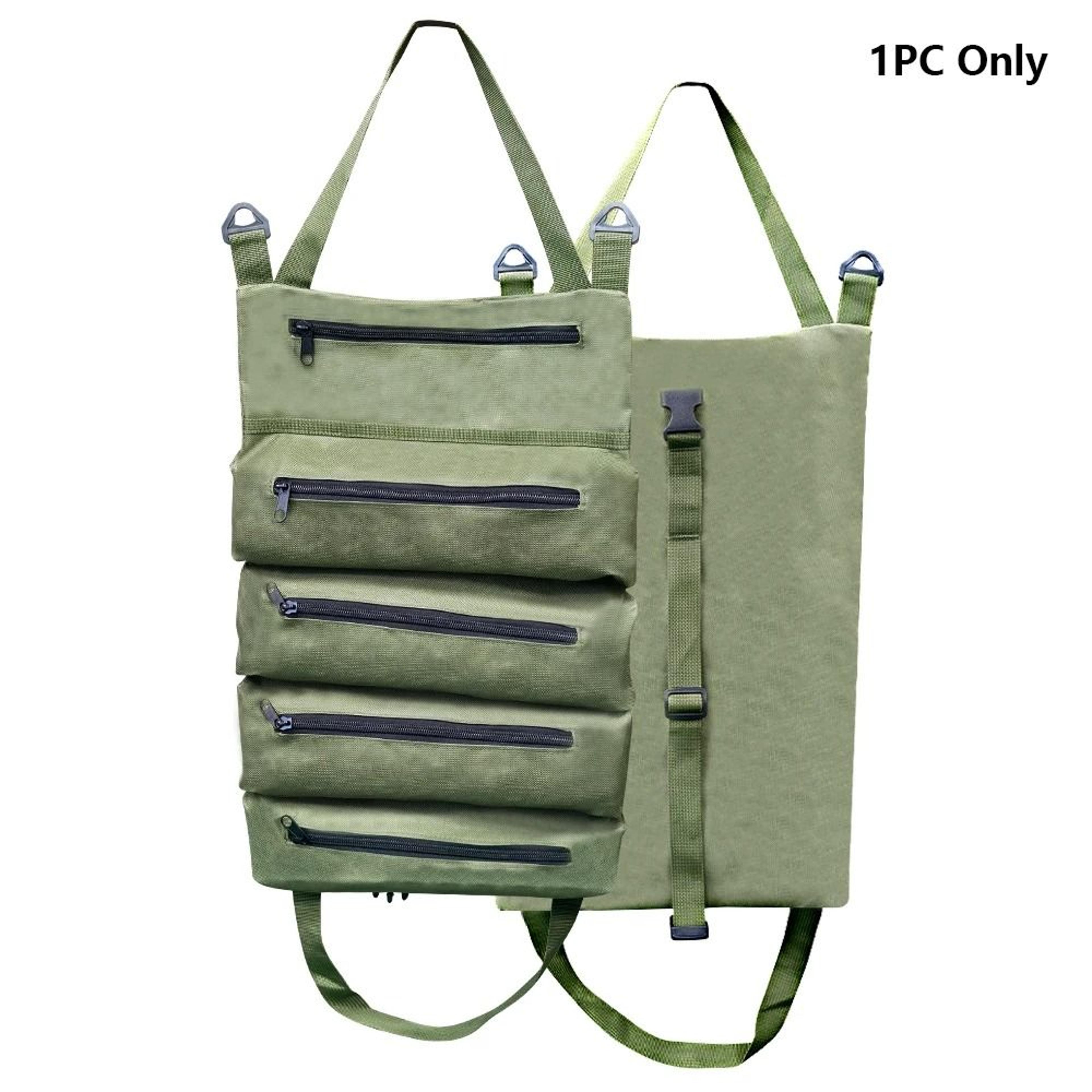 Roll Up Tool Storage Bag And MultiPurpose Maintenance Organizer 11