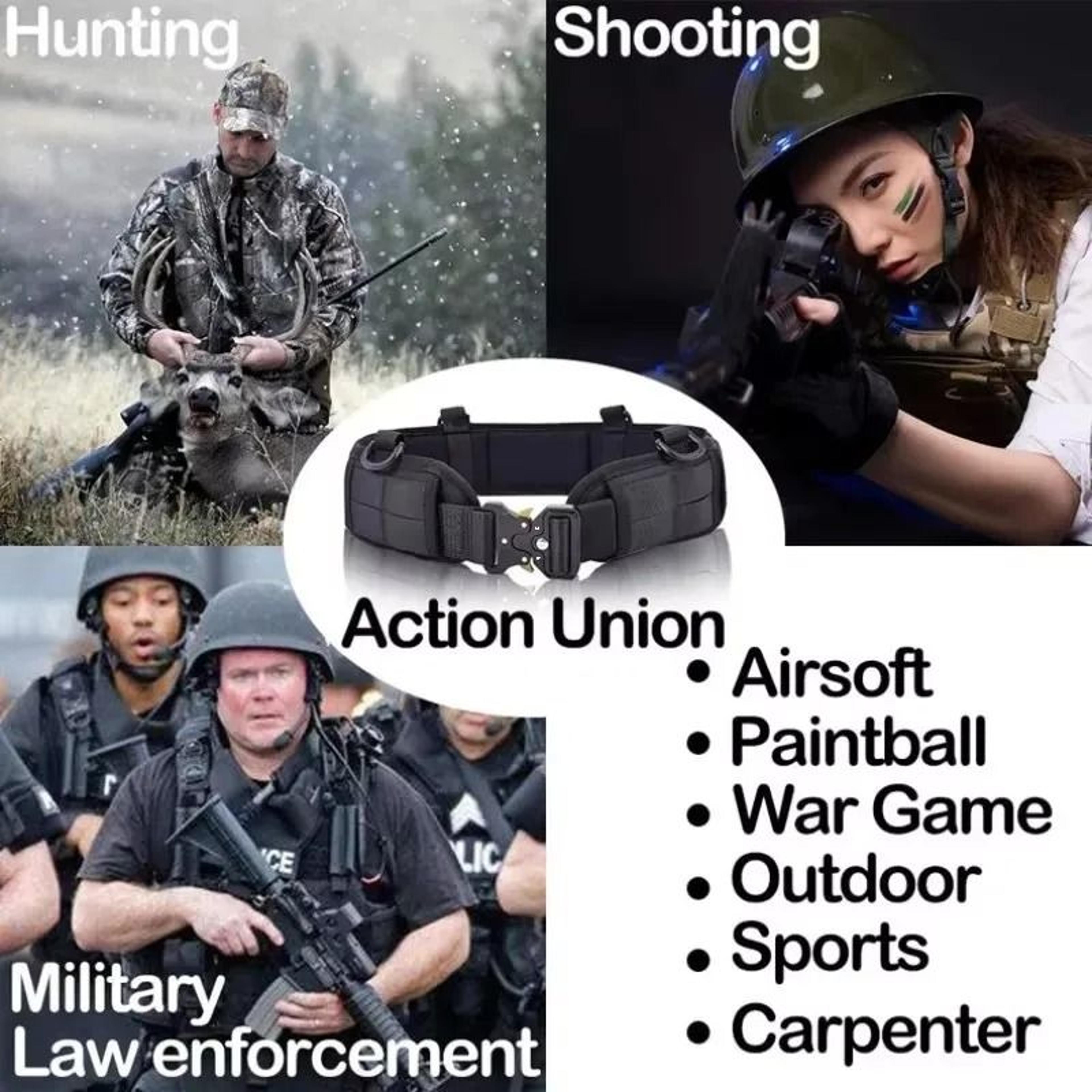 UltraBreathable Tactical Waist Belt And Durable EDC Gear Belt 5