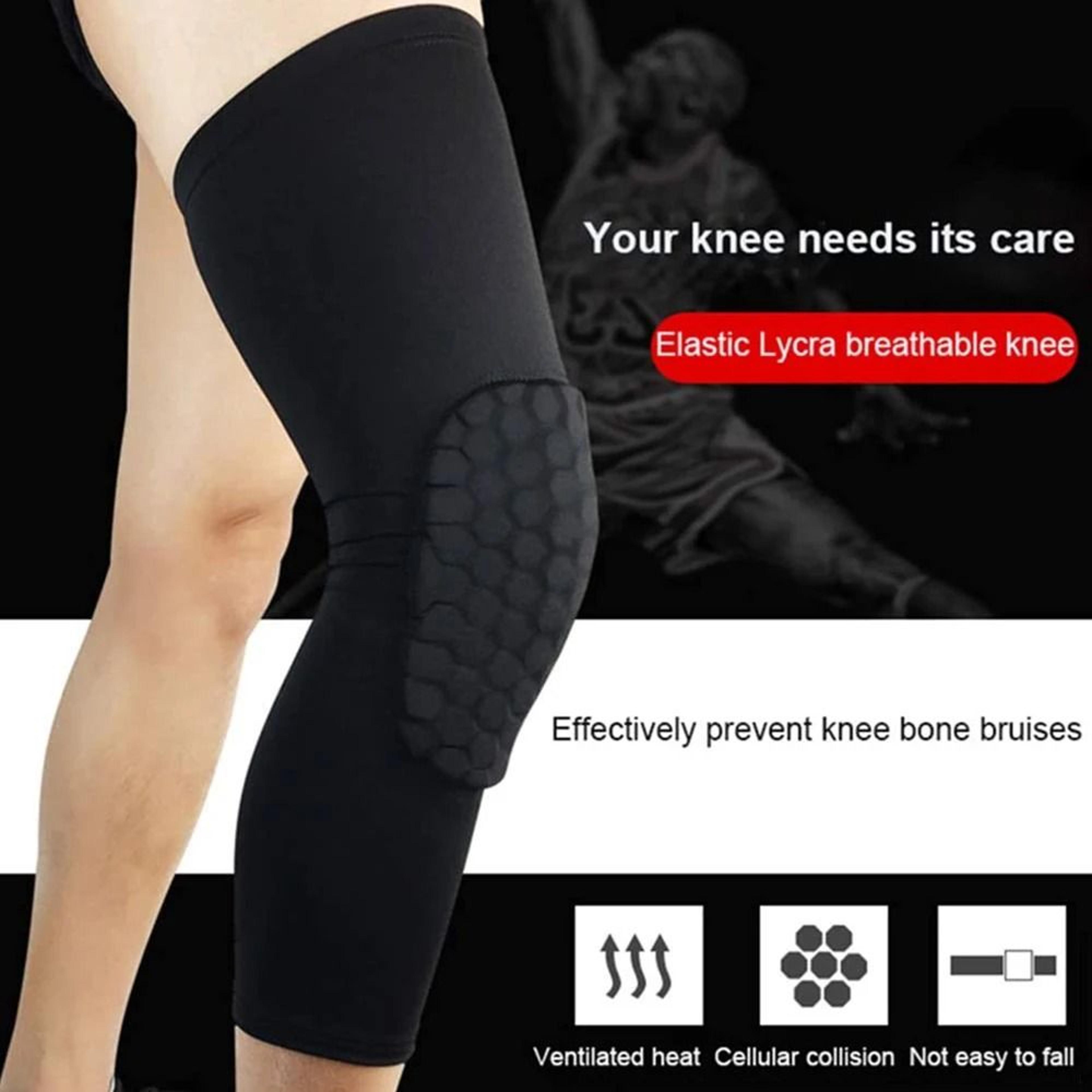 Compression Knee Support And Extended Full Leg Sleeve 2