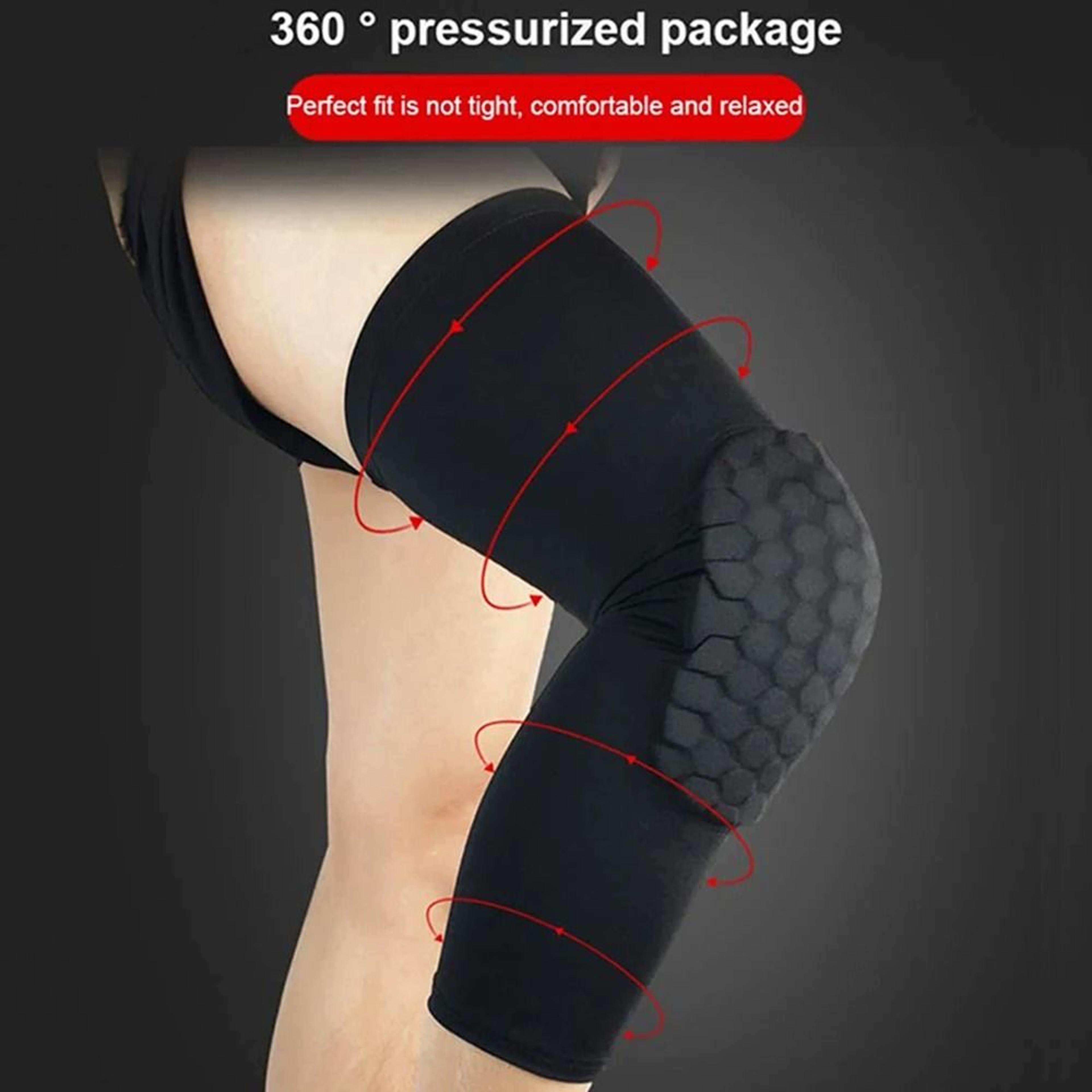 Compression Knee Support And Extended Full Leg Sleeve 3