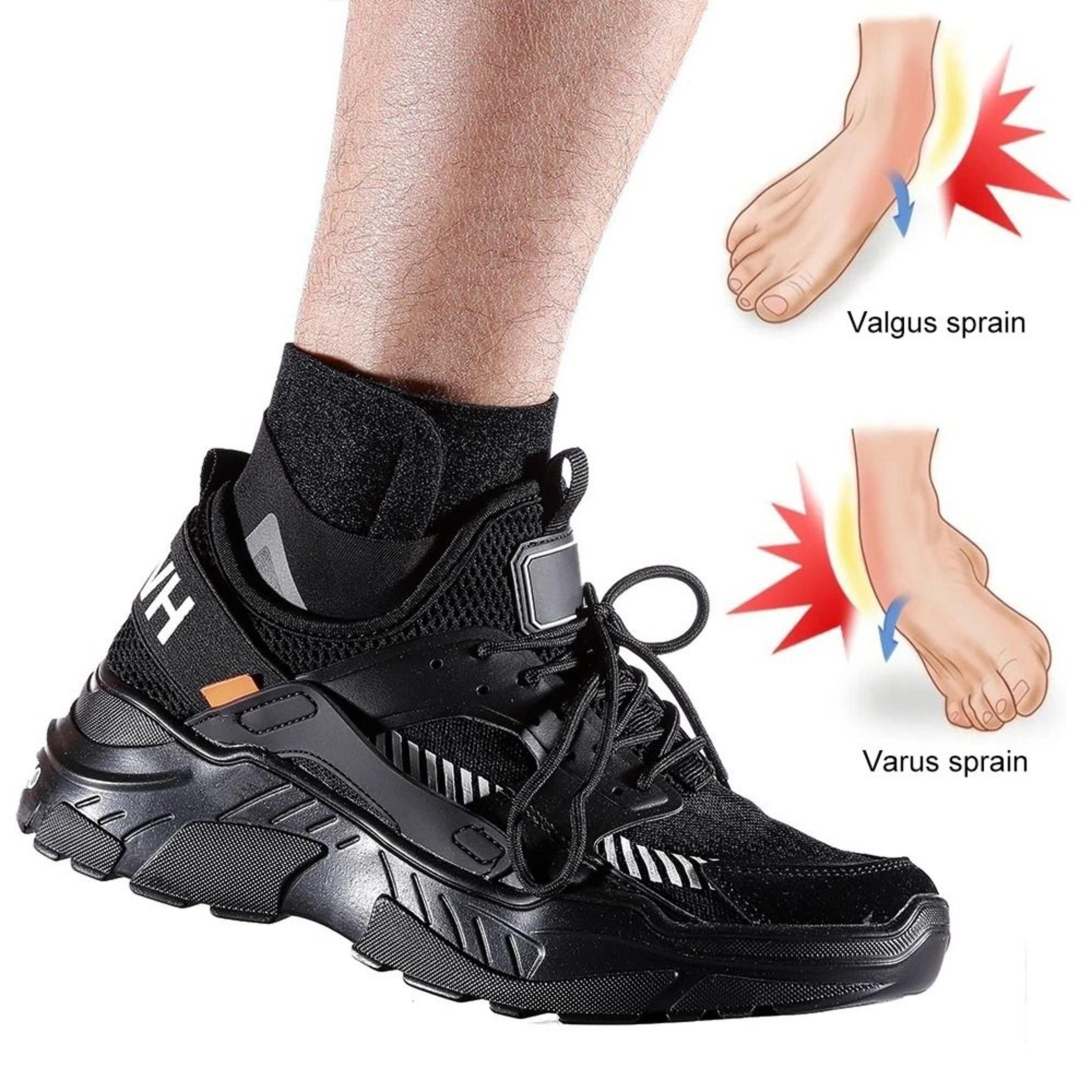 Adjustable Compression Ankle Support Sleeve With Pressurizable Bandage 2